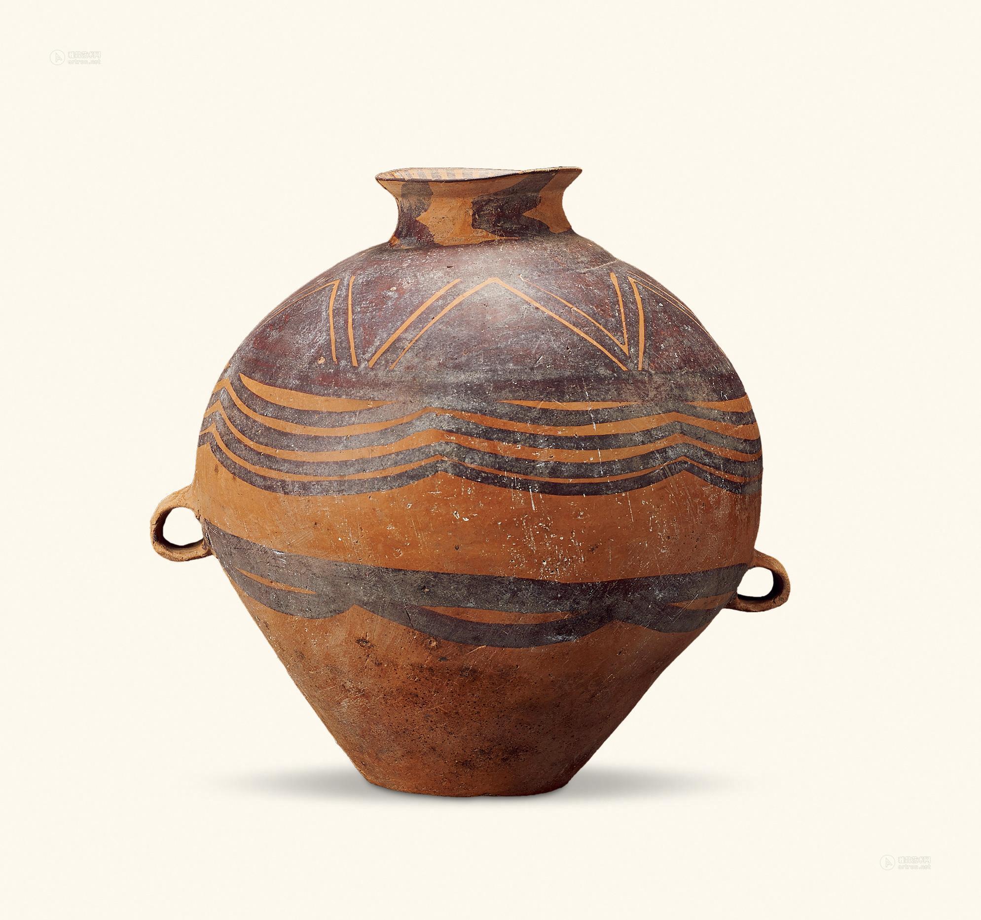 仰韶文化半坡类型彩陶图片