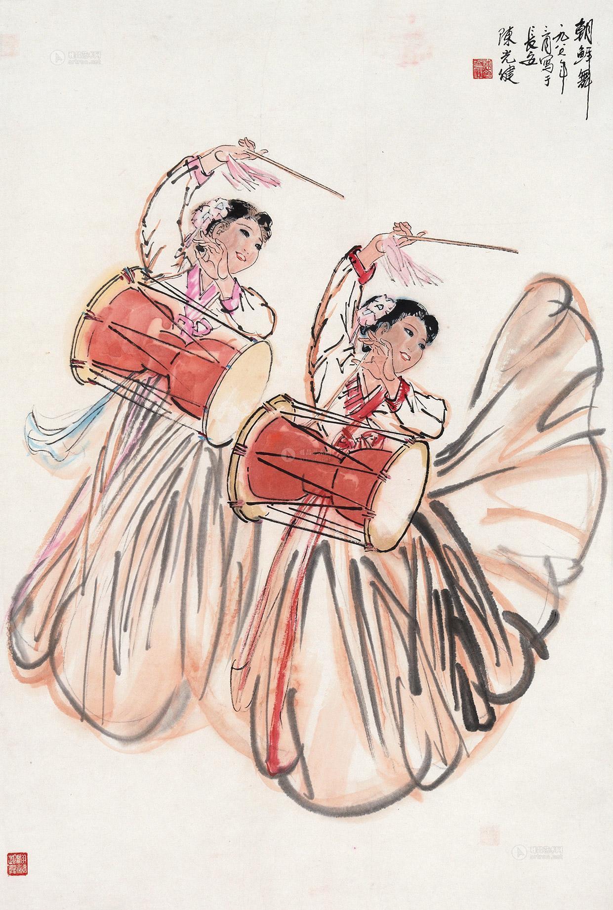 朝鲜族绘画作品图片