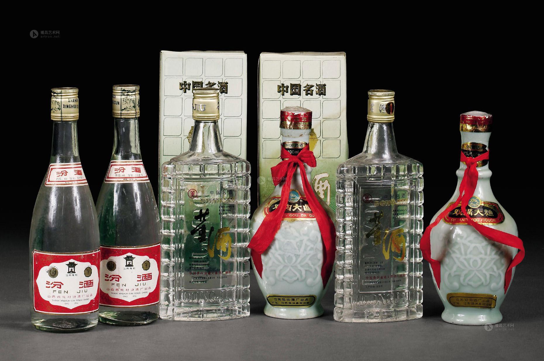 【80,90年代 各类酒(一组】拍卖品_图片_价格_鉴赏_工艺品其它_雅昌