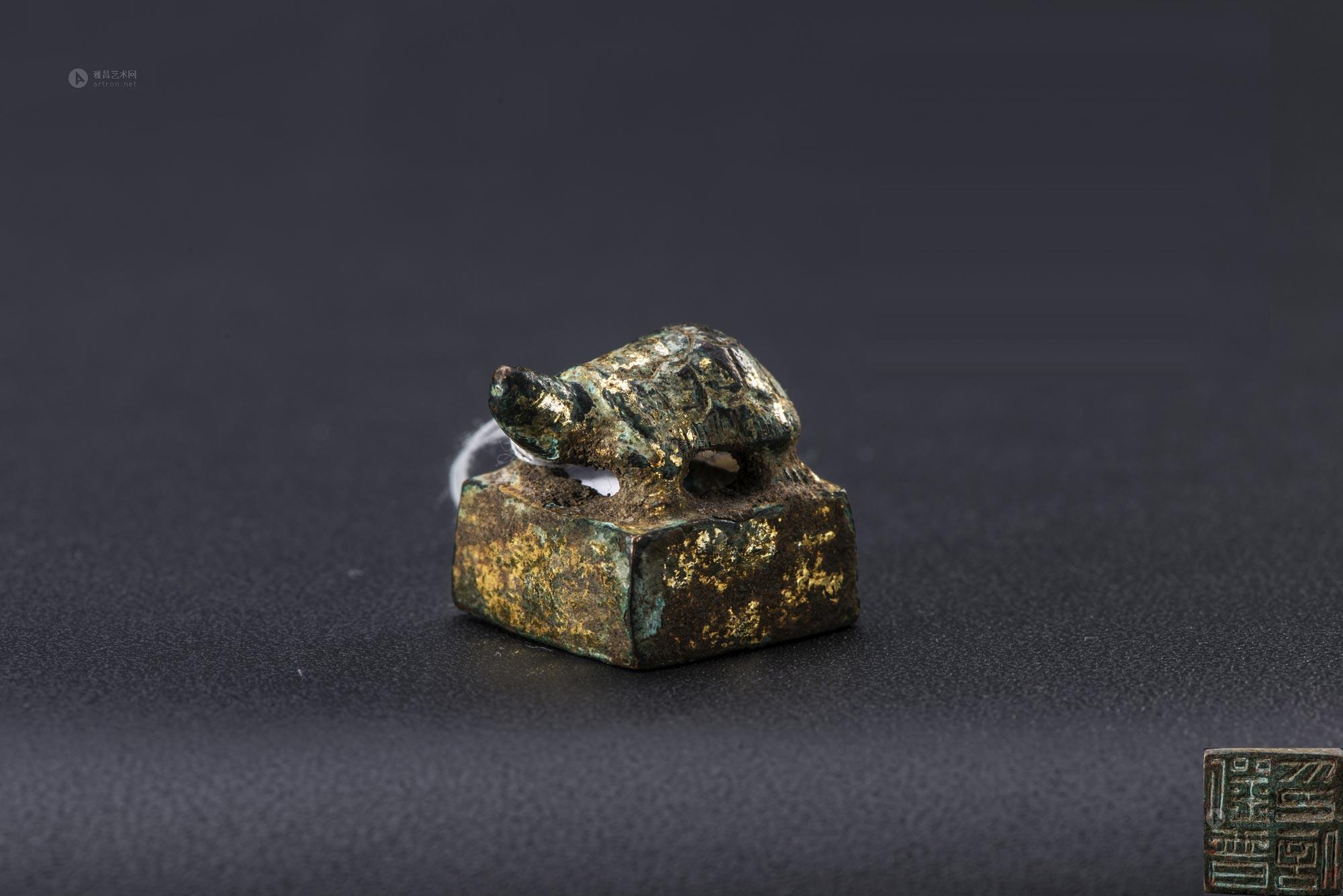 西汉青铜乌龟钮图片