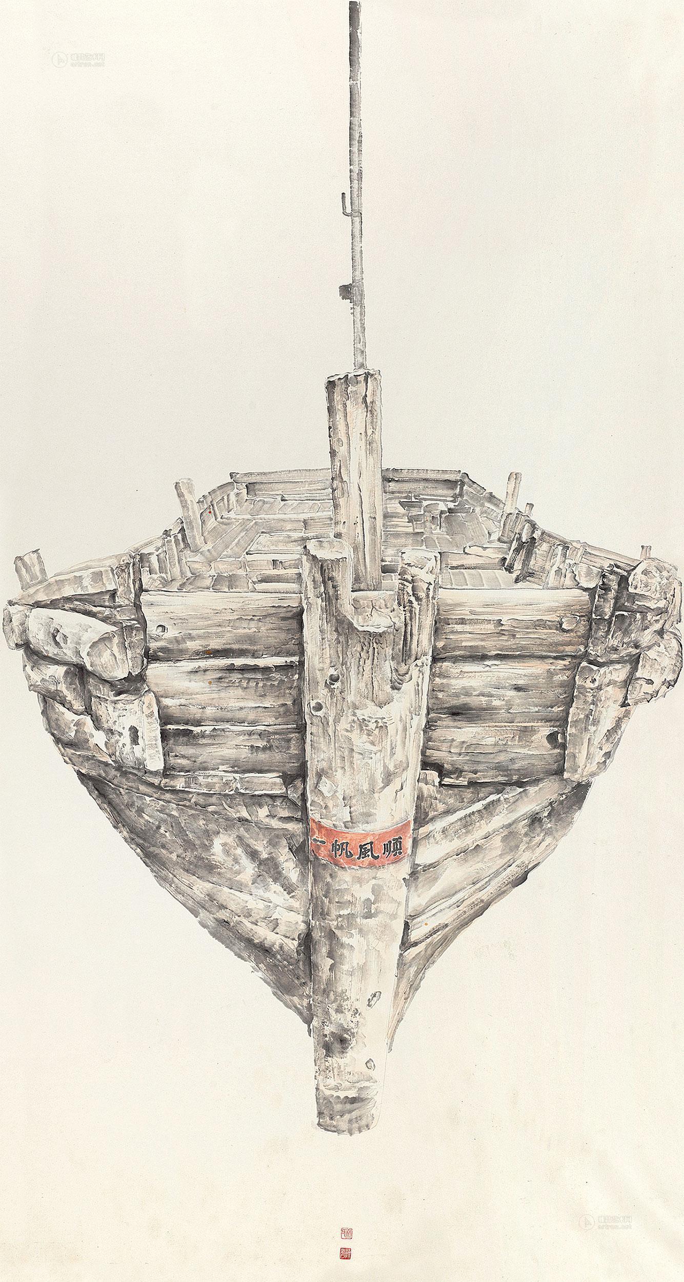 老式木船怎么画图片