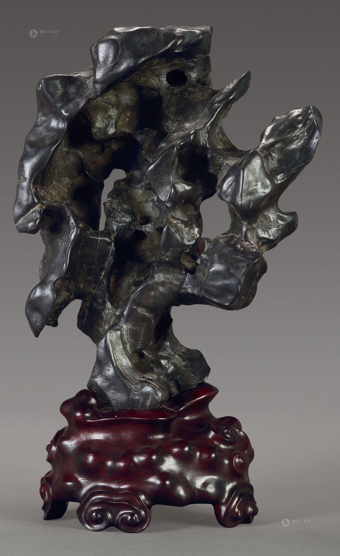 【清 灵璧石山子】拍卖品_图片_价格_鉴赏_摆件_雅昌艺术品拍卖网