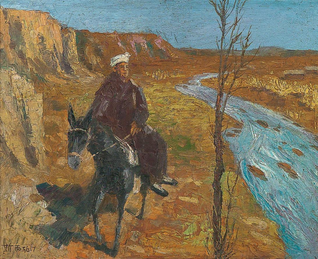 1126 陕北风情 油画框