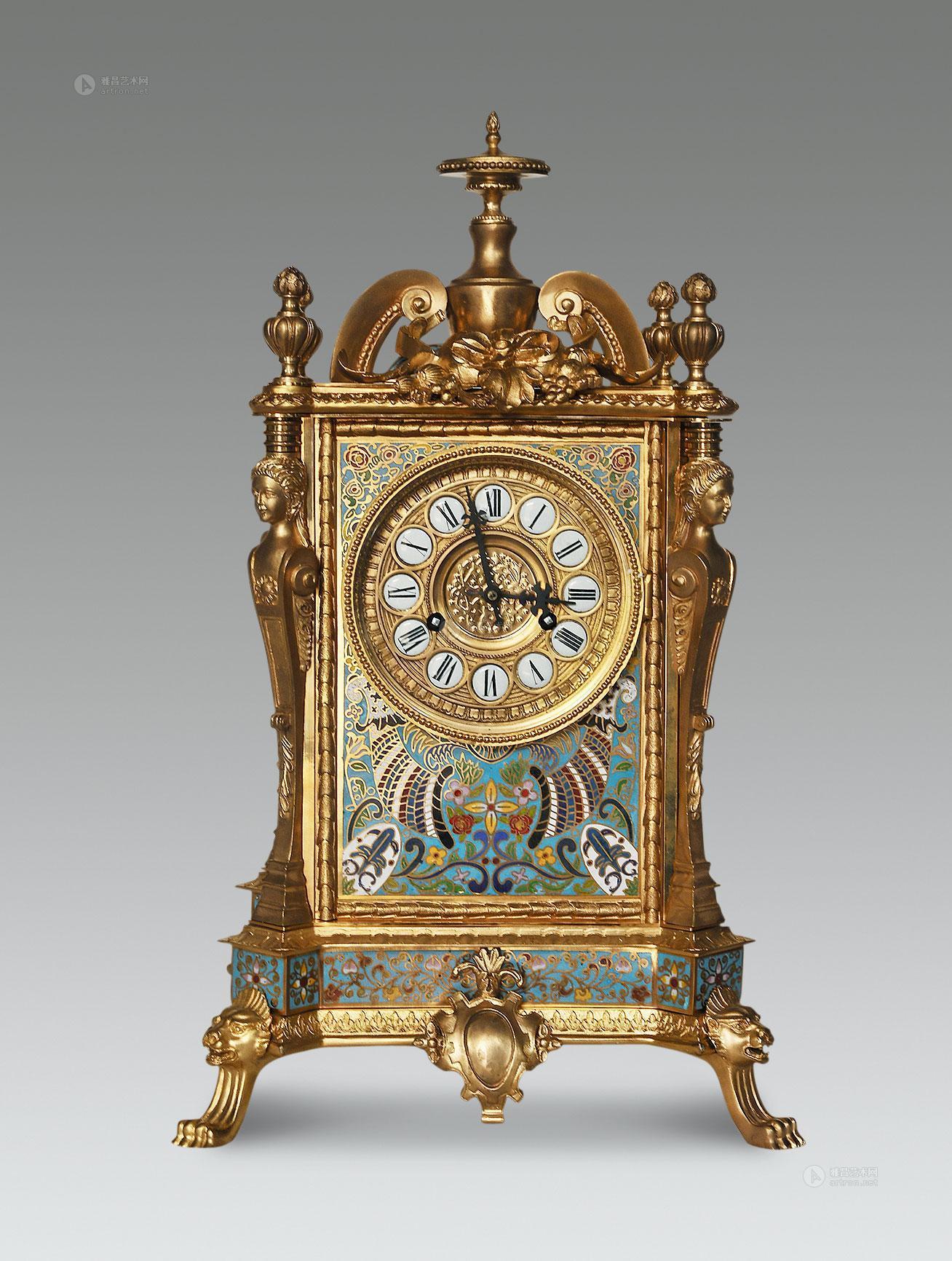 3330掐丝珐琅西洋钟