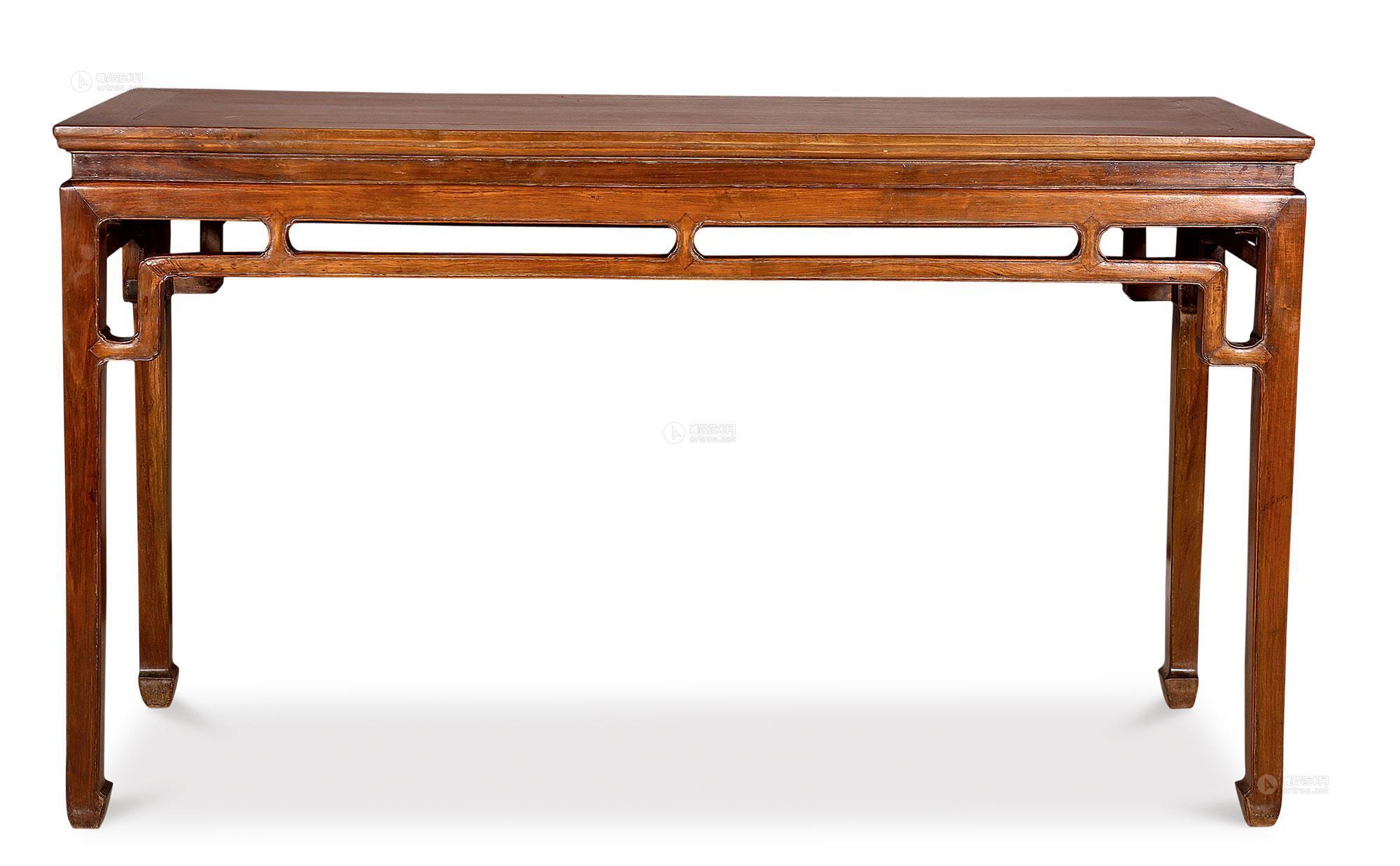 【清 黄花梨仿明式条桌】拍卖品_图片_价格_鉴赏