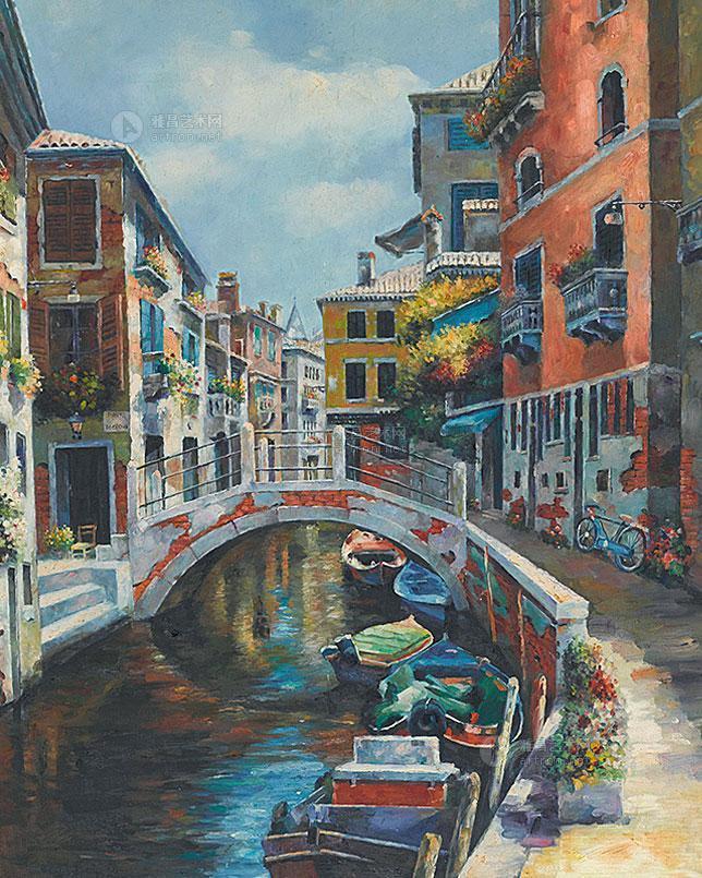 油画威尼斯水城谁画的图片