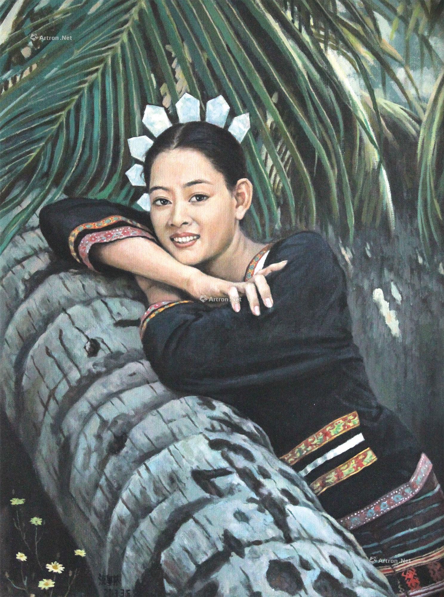 海南黎族绘画图片