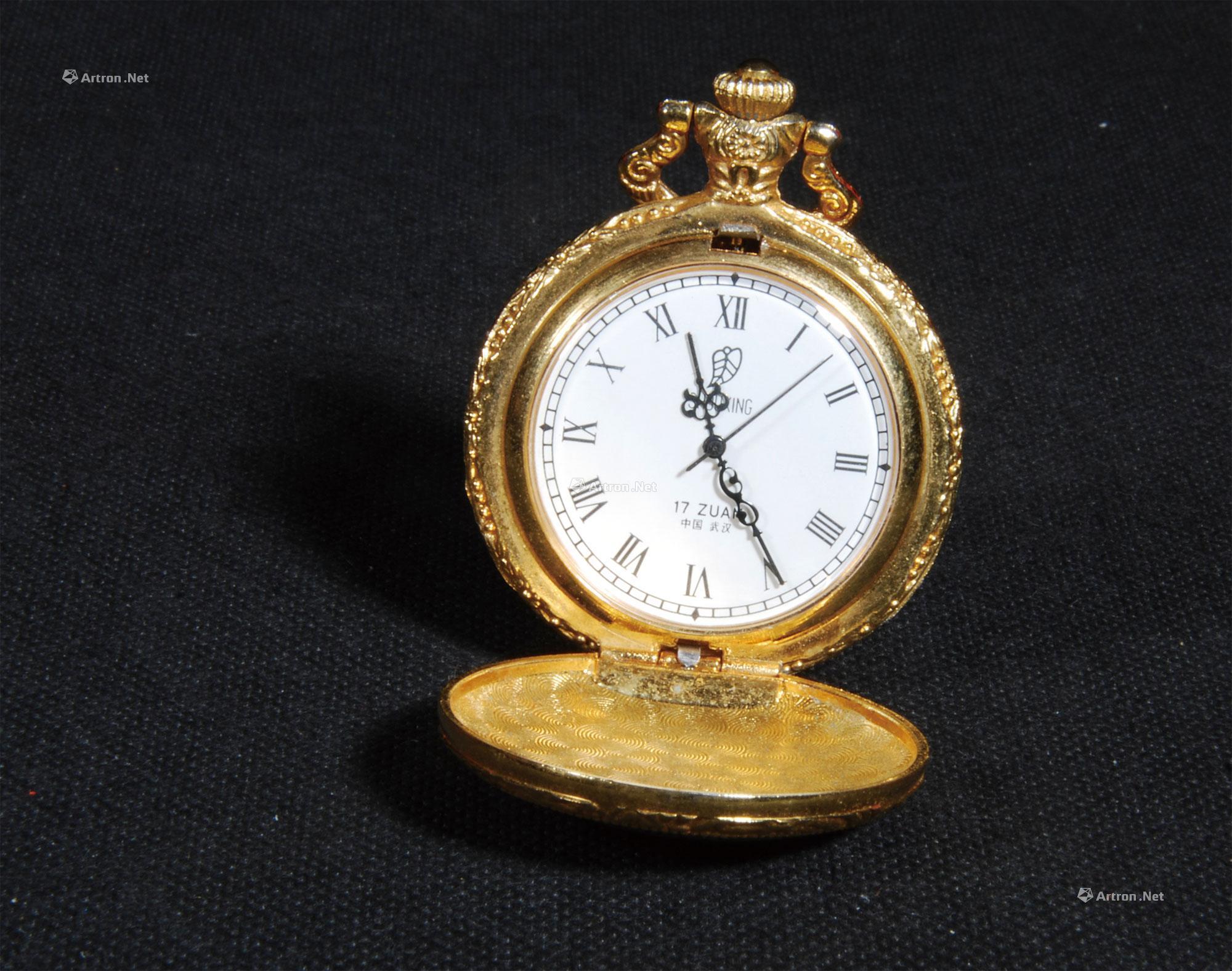 1875掐丝珐琅怀表