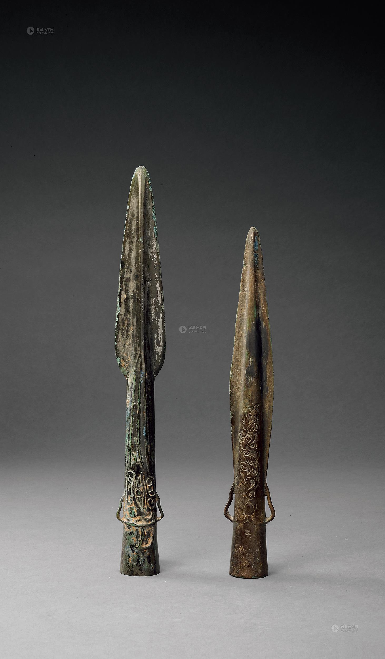 0631战国巴蜀式矛头两件