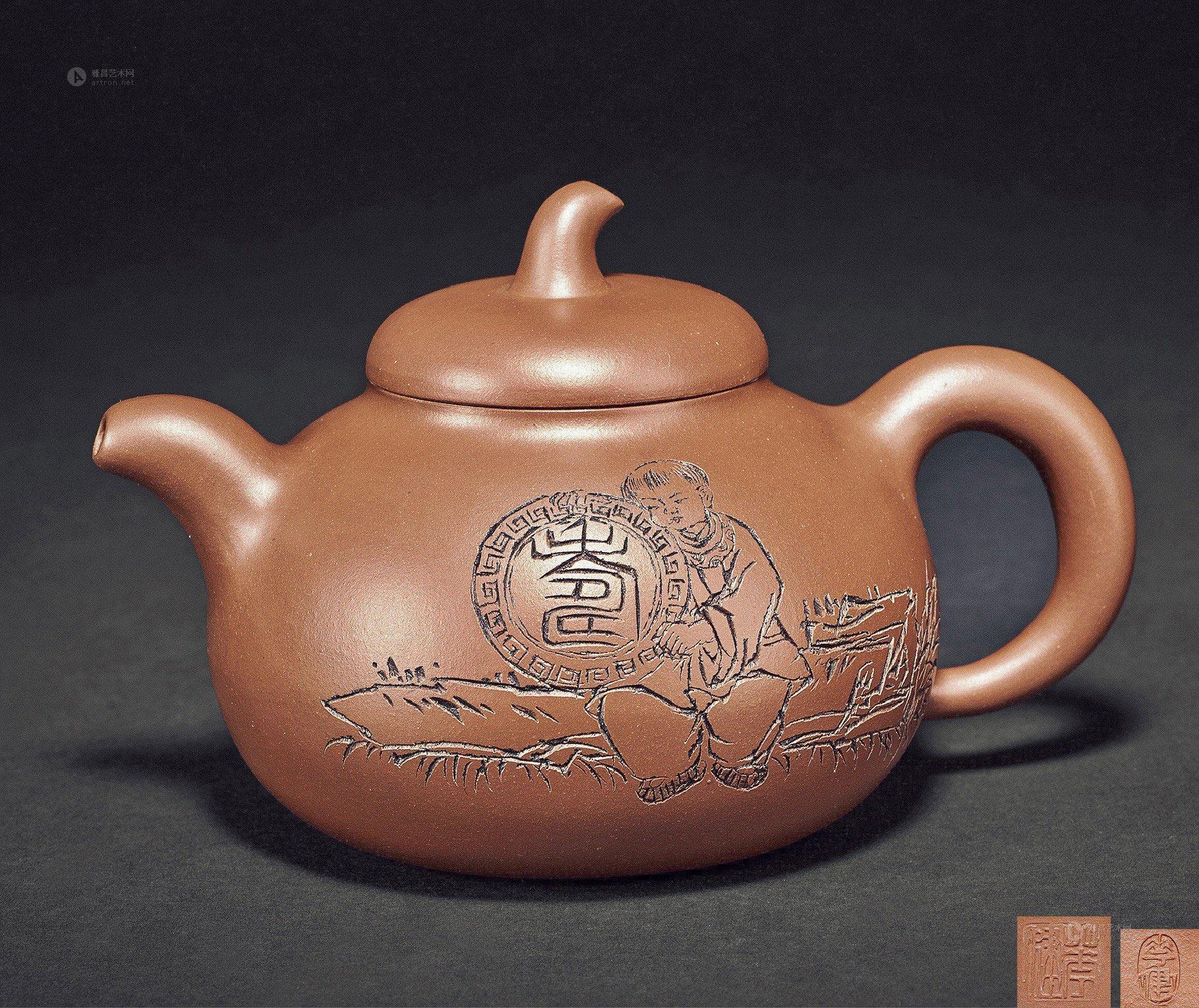 【华健制茄段壶】拍卖品_图片_价格_鉴赏_紫砂_雅昌艺术品拍卖网