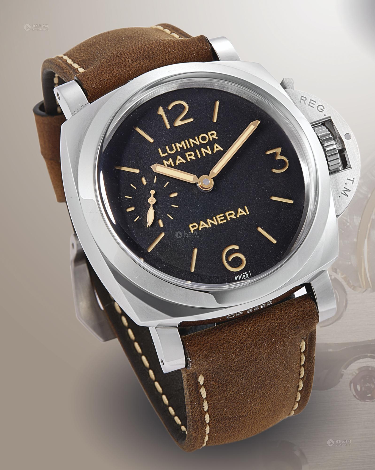 2437 沛纳海 pam00422型号「luminor marina 1950 3 days」精钢腕表