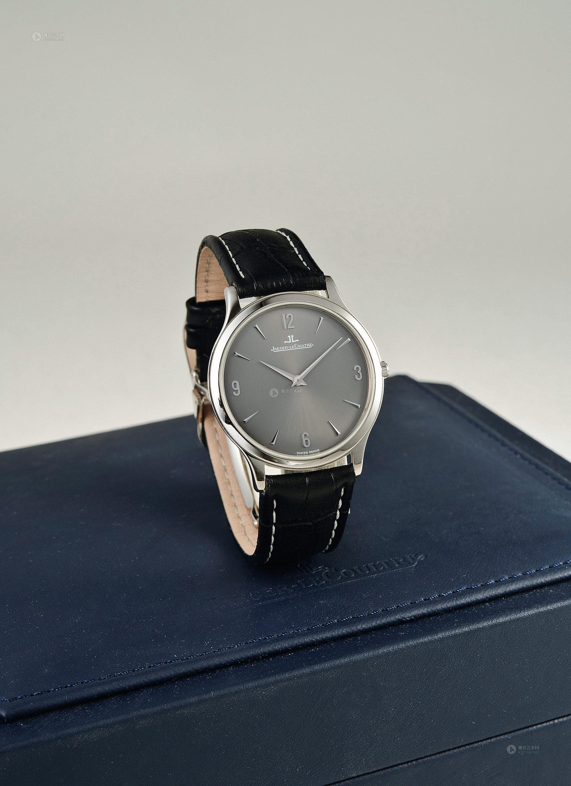 0581积家18k白金手动上炼透视背皮带表