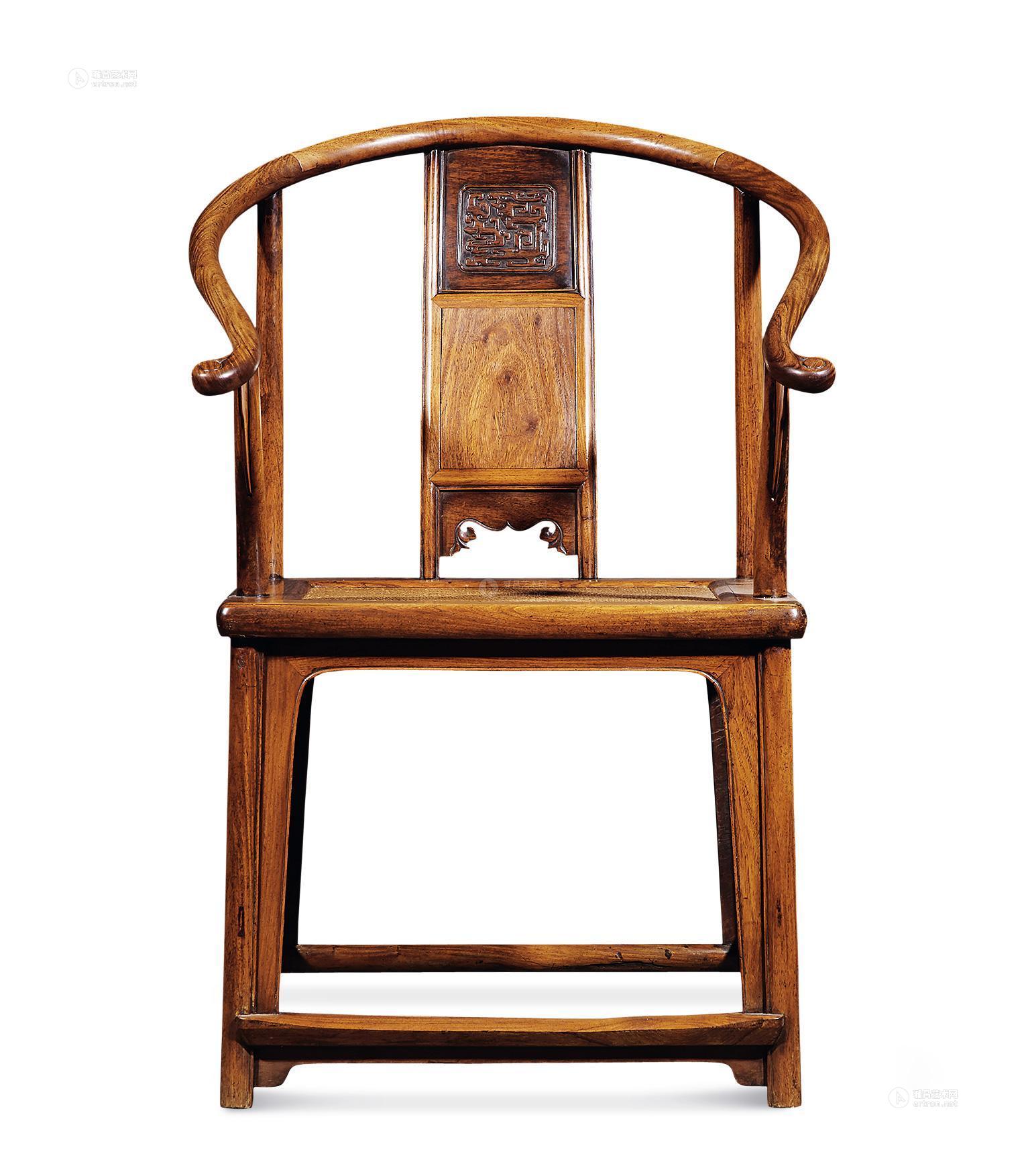 1574明黄花梨三接圈椅