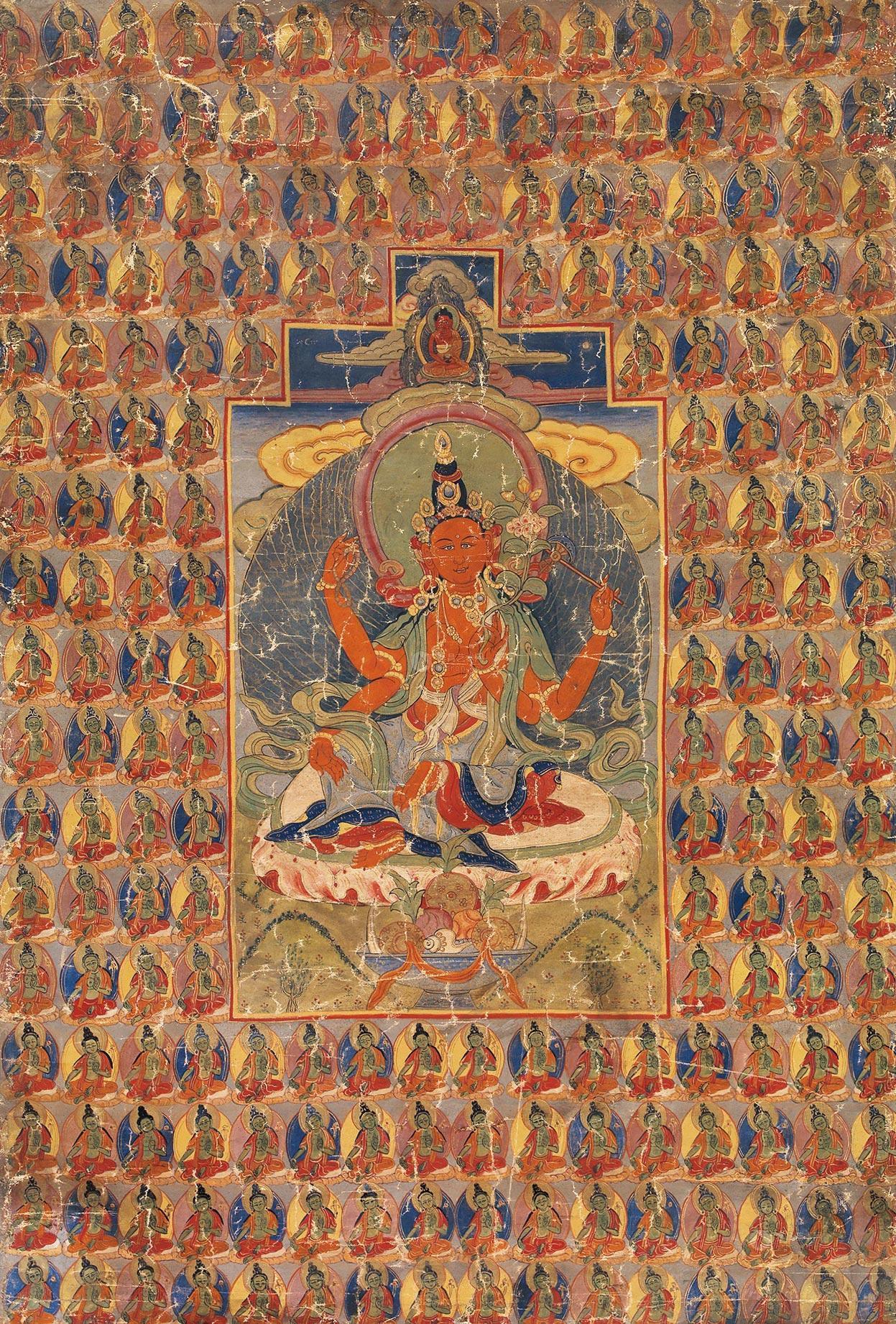 0660清代18世纪至19世纪红度母唐卡