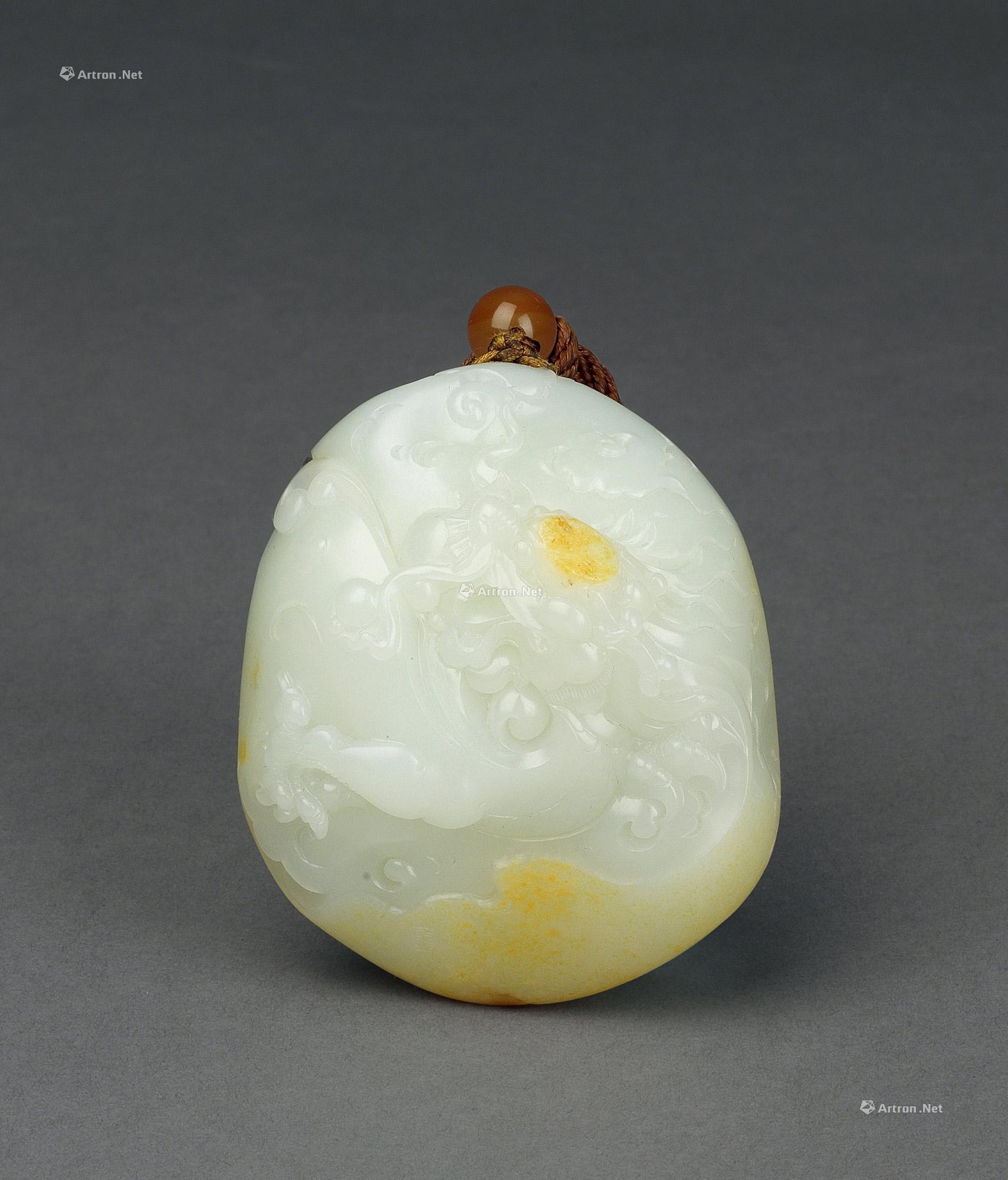 【和田籽料羊脂玉"龙"】拍卖品_图片_价格_鉴赏_佩件_雅昌艺术品拍卖