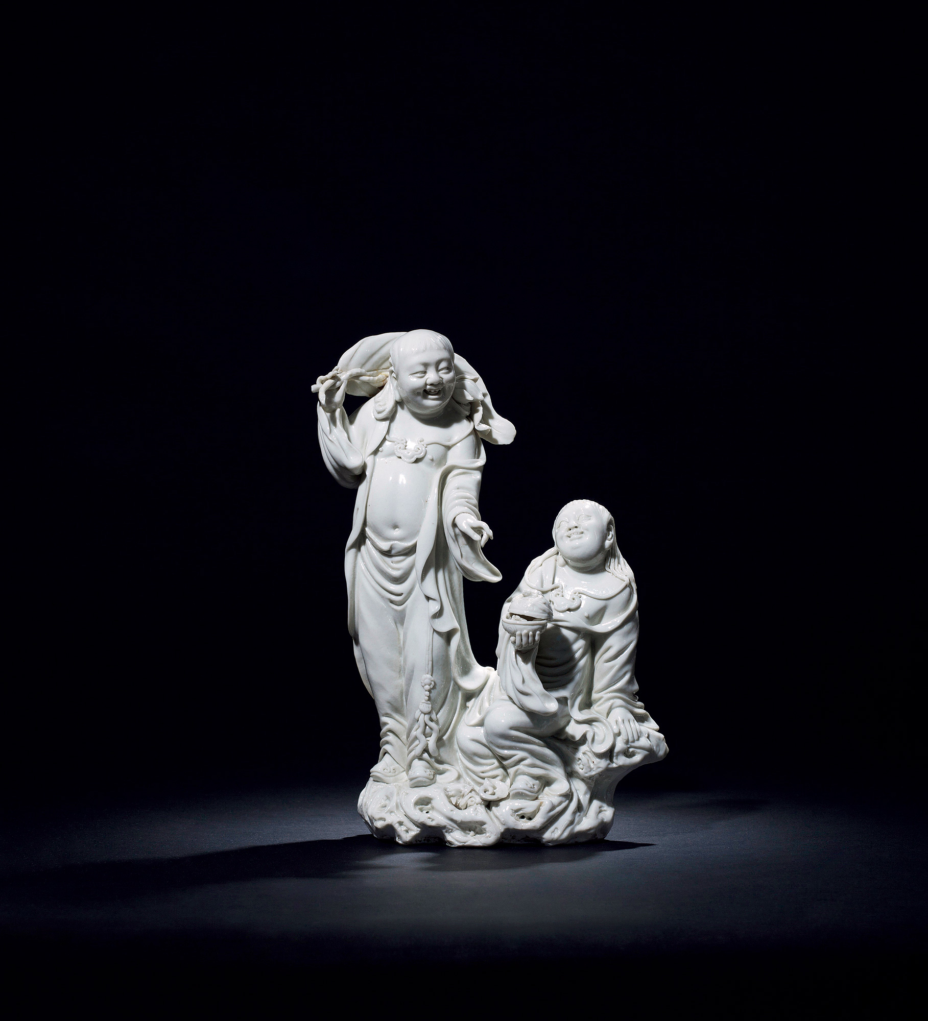 3247清德化白瓷和合二仙