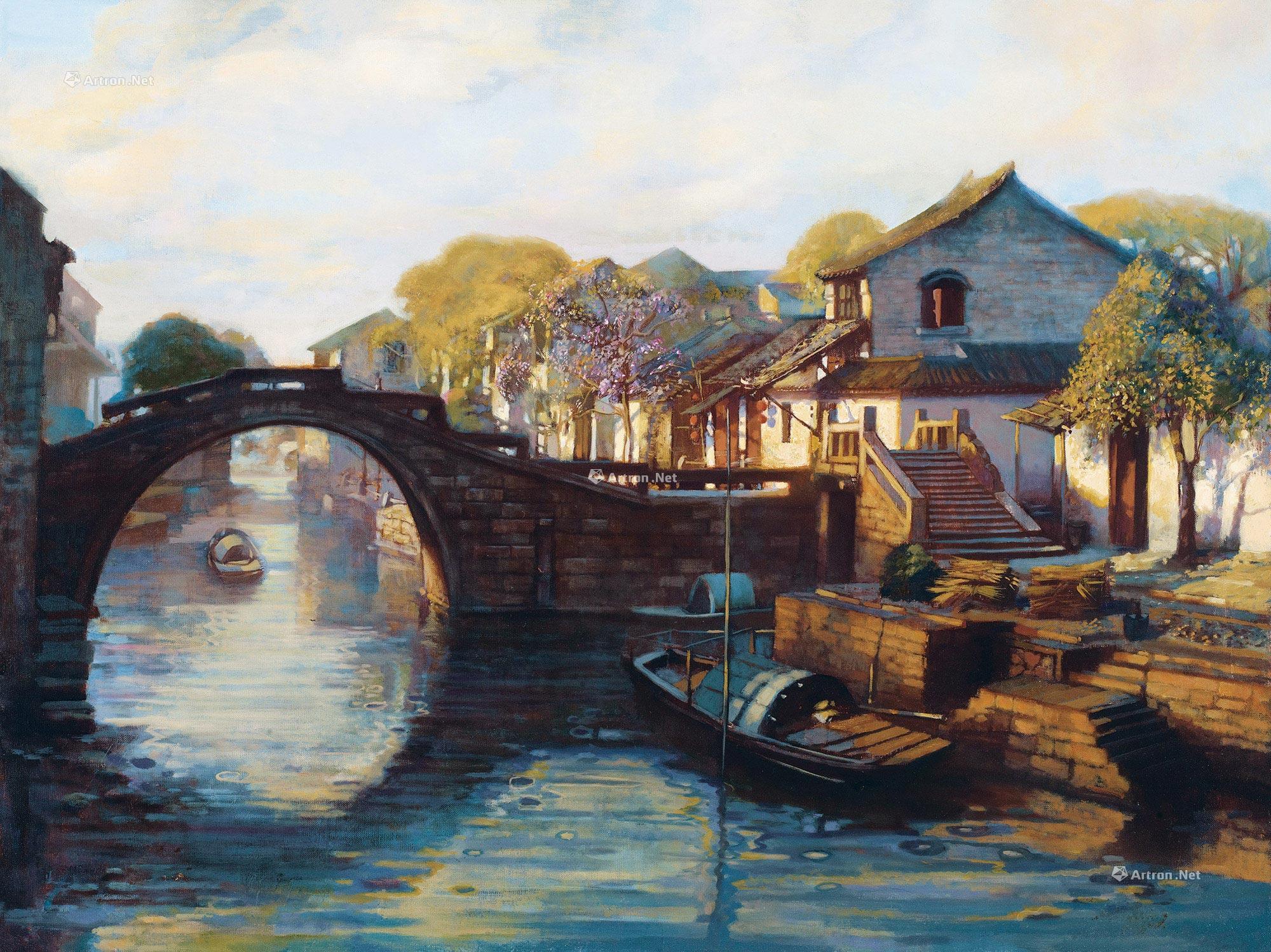 01202005年作重游苏州系列之十一布面油画