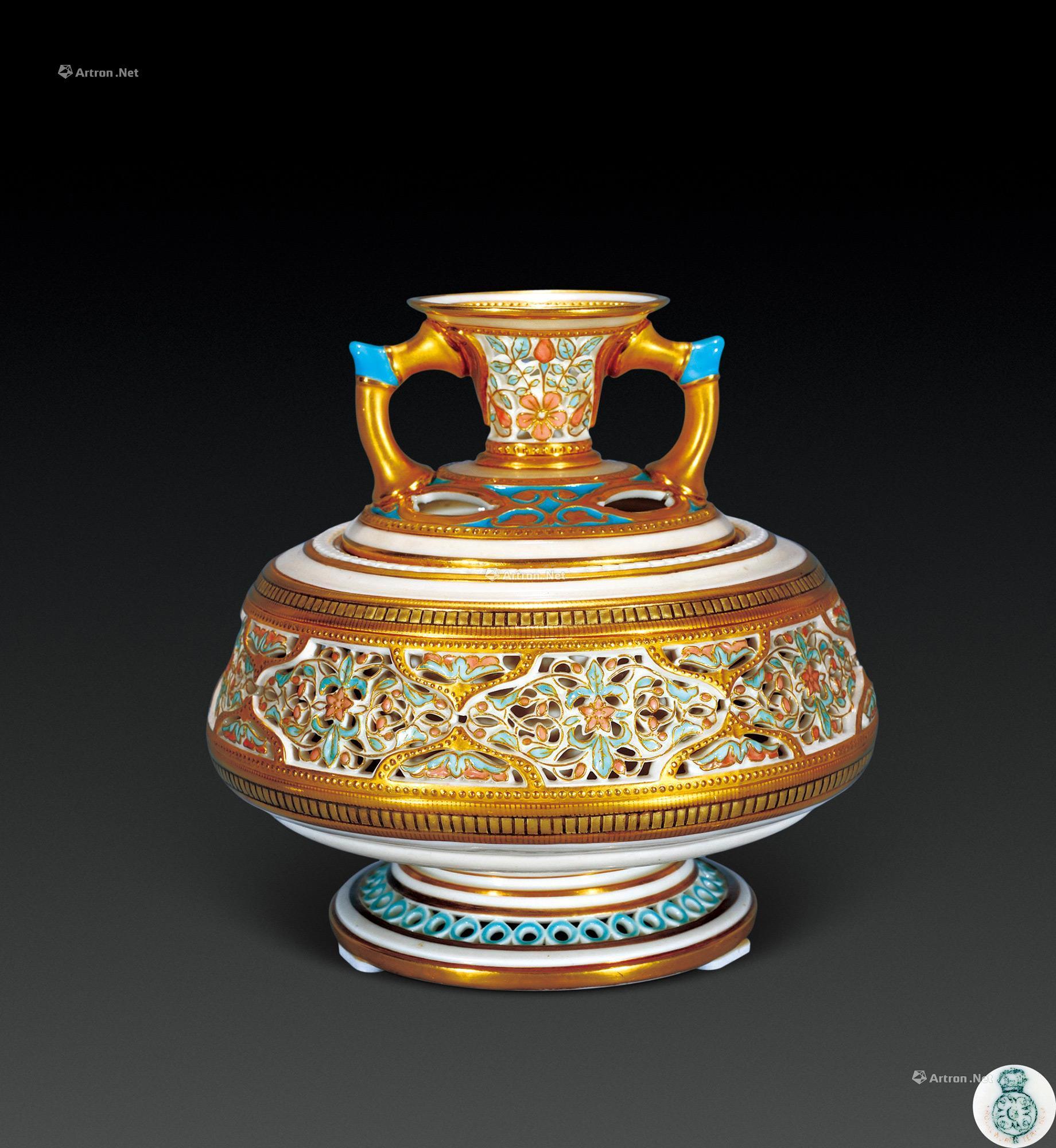 1851英国皇家伍斯特尼斯网香薰瓶