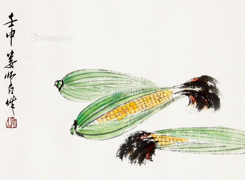 工笔玉米画法图片