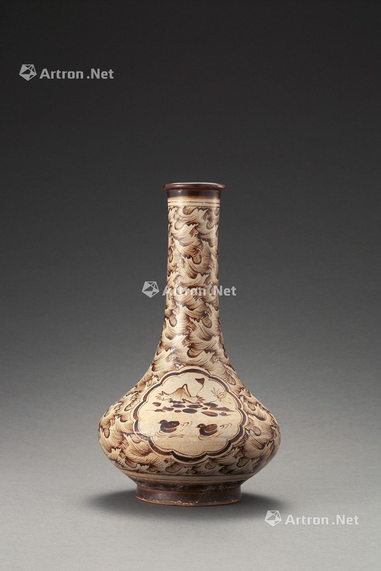 纹长颈瓶】拍卖品_图片_价格_鉴赏_元代以前陶瓷_雅昌艺术品拍卖网
