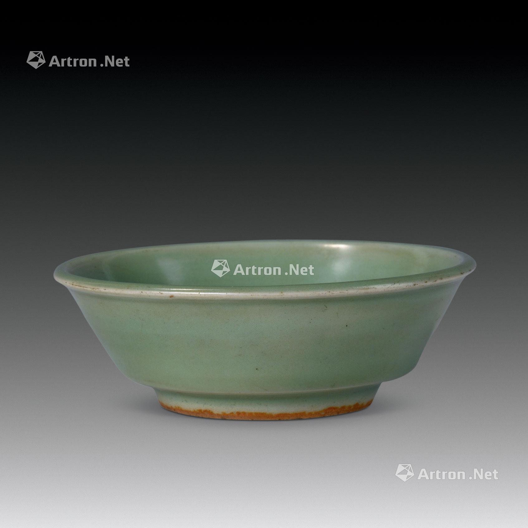 【明 龙泉窑青釉折腰碗】拍卖品_图片_价格_鉴赏_明代单色釉瓷器_雅昌