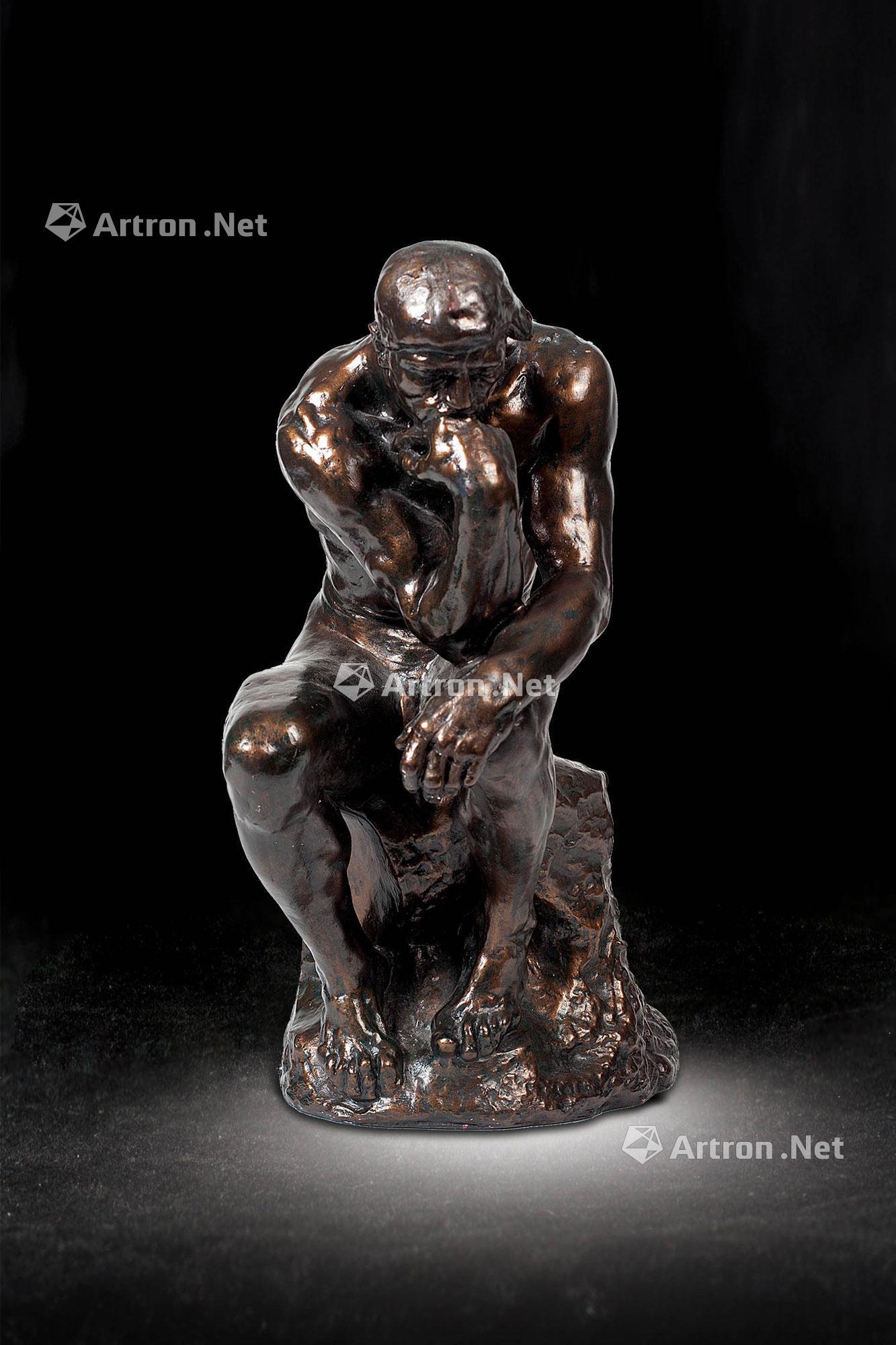 0041二十世纪沉思者仿奥古斯特罗丹法国著名雕塑家18401917