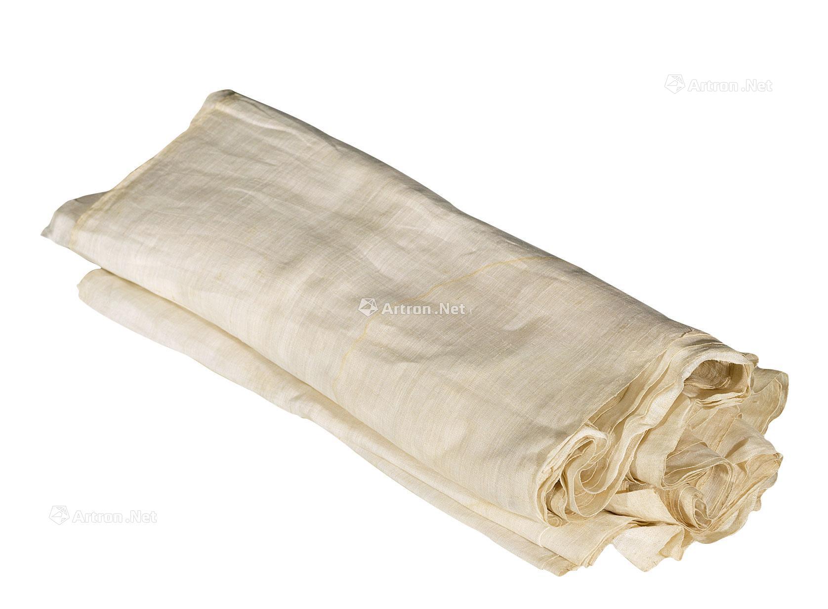 *1369 晚清粗绢一匹