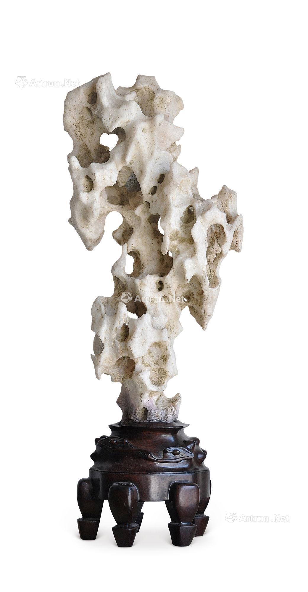 0405清白太湖石山子摆件