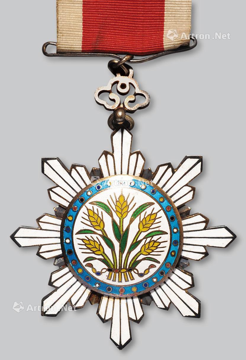 1955民国时期北洋政府三等嘉禾勋章一枚