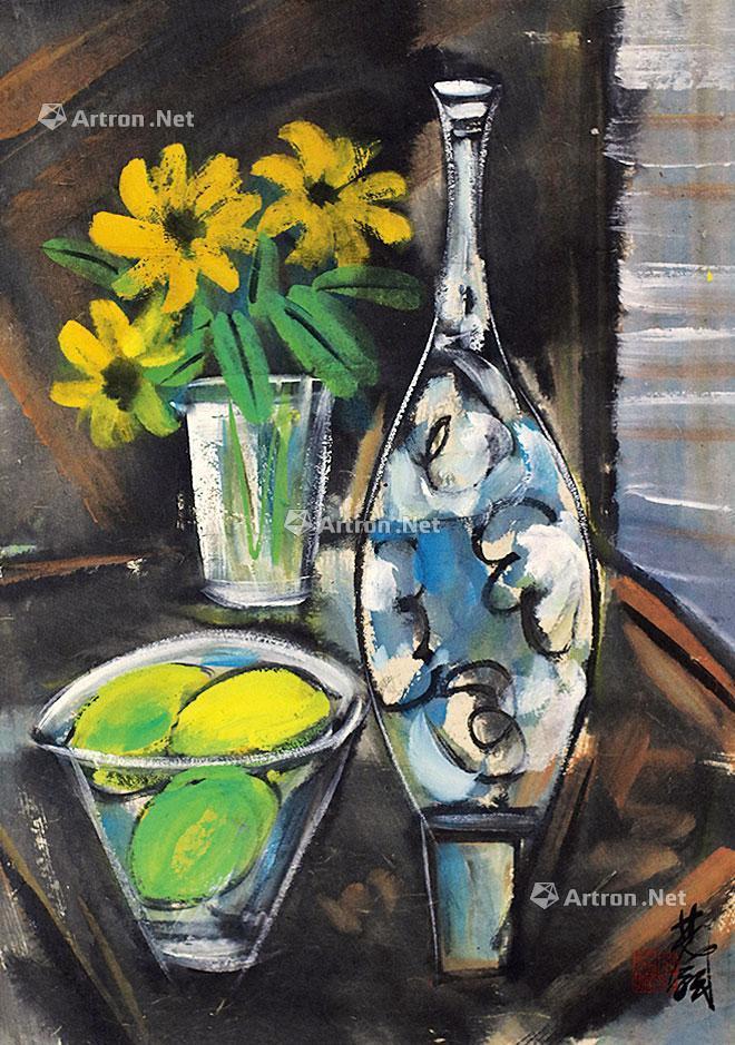 【花瓶 镜片 纸本】拍卖品_图片_价格_鉴赏_绘画_雅昌艺术品拍卖网