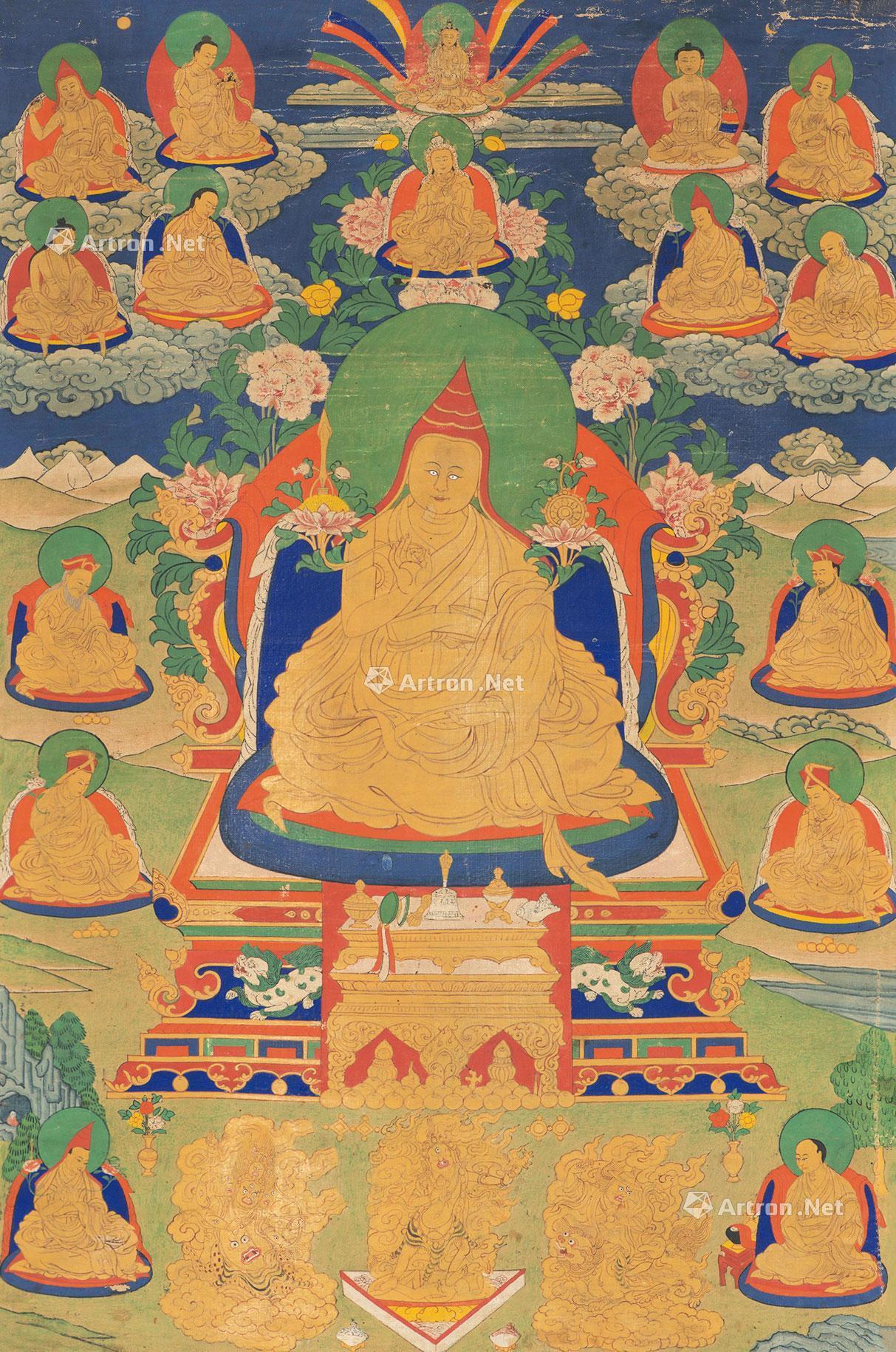 3745十九世纪蒋扬钦则旺波