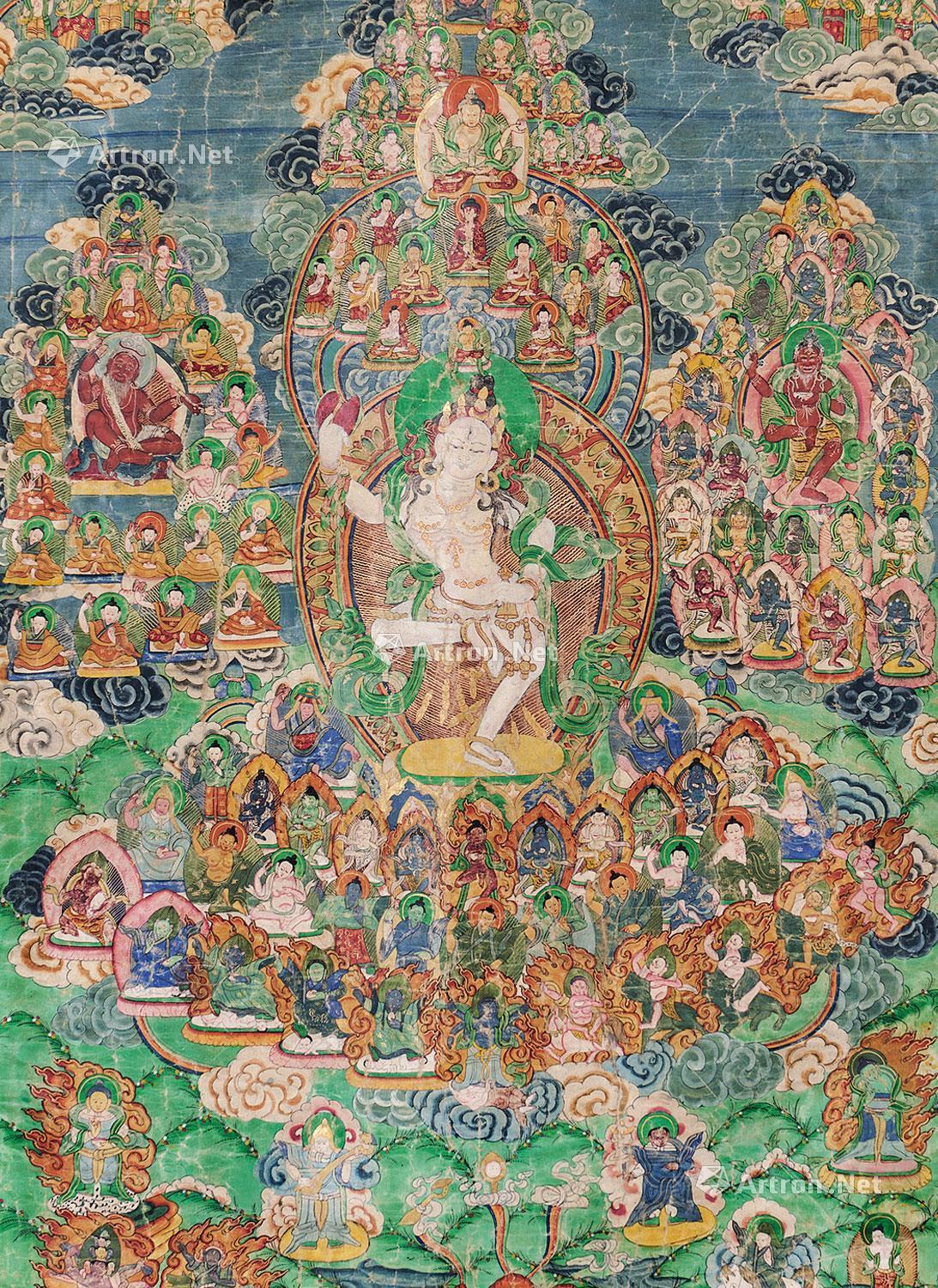 9269 清 那若空行母唐卡