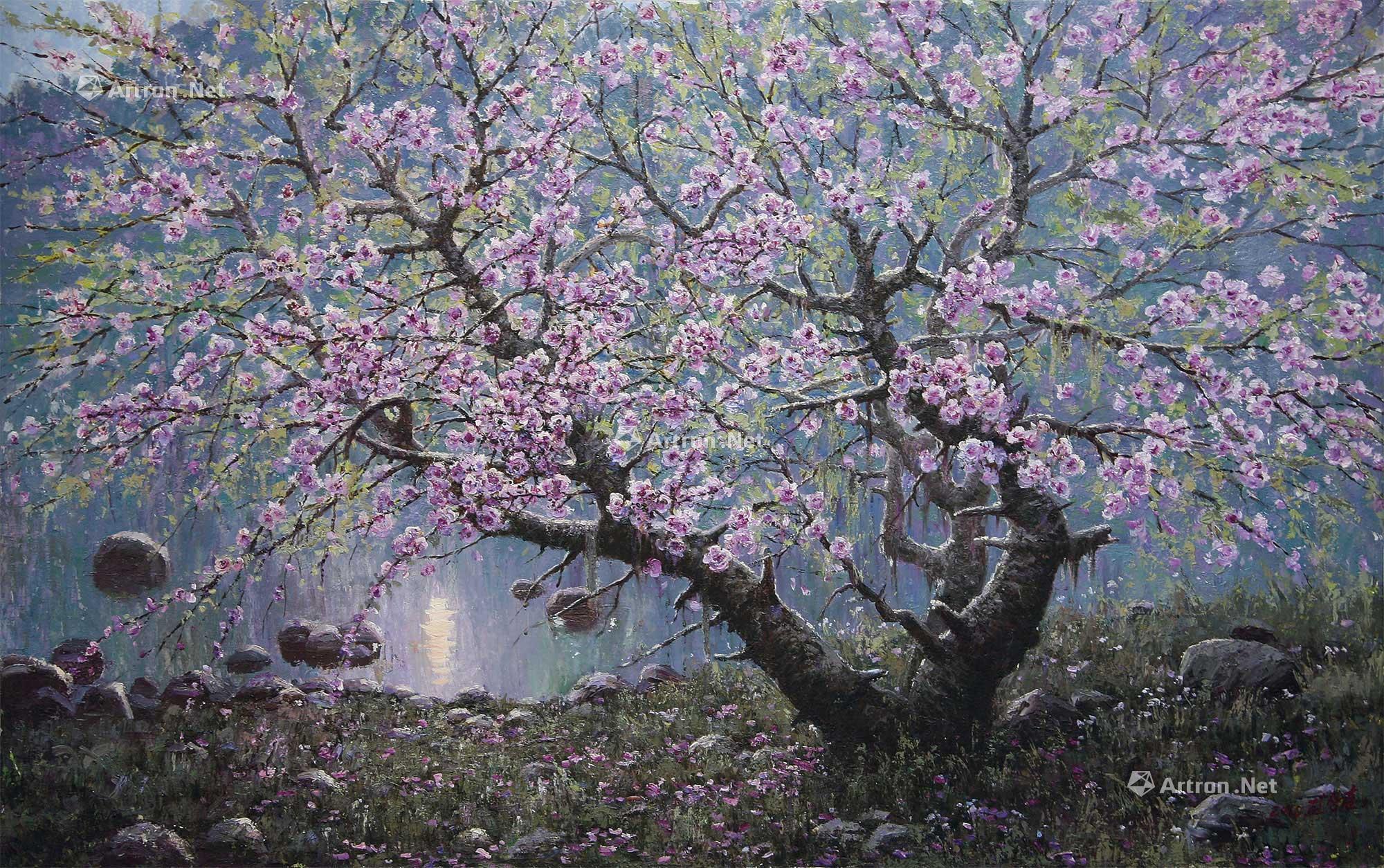 1008 2010年作 春天的早晨 布面油画