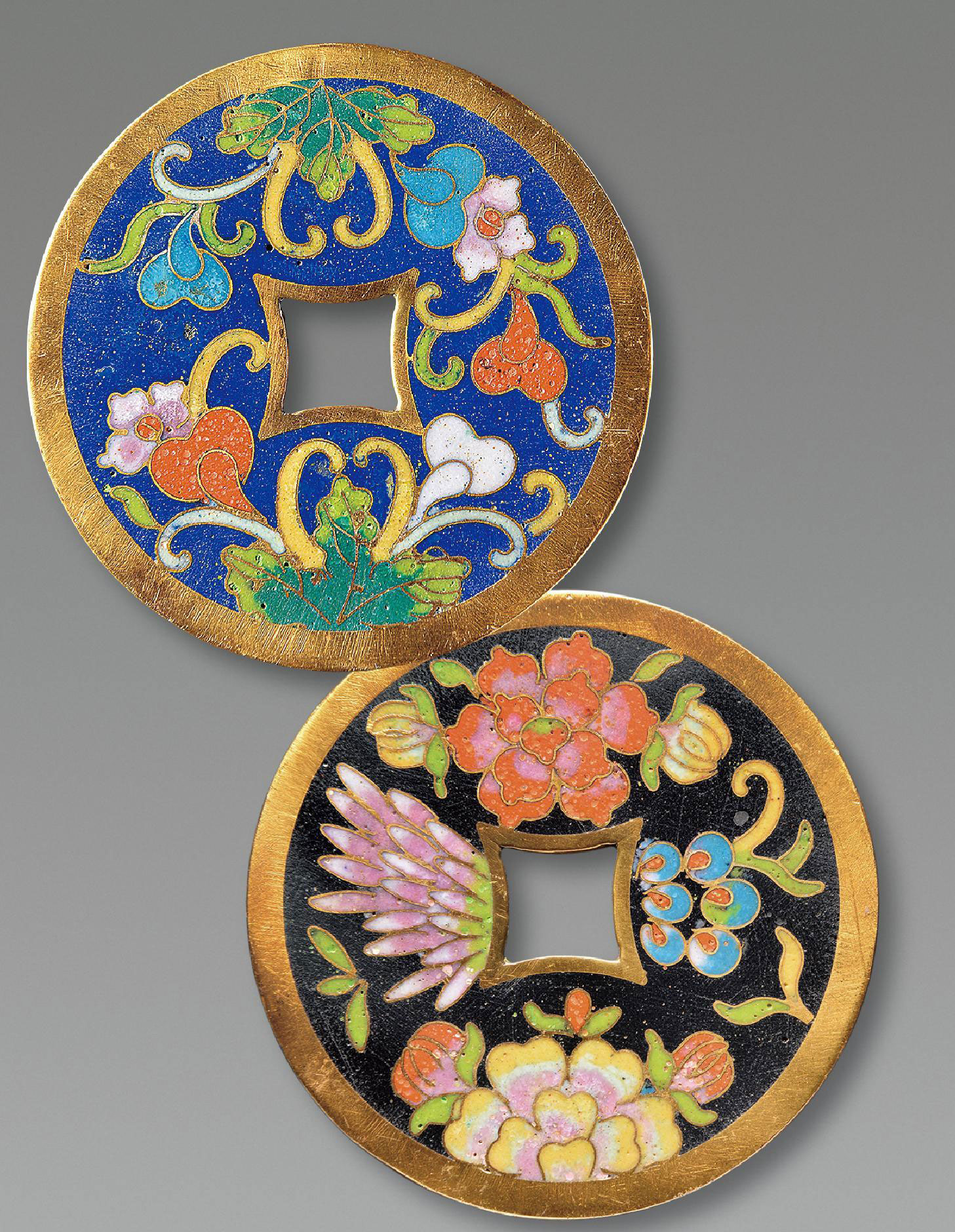 【珐琅花钱一枚】拍卖品_图片_价格_鉴赏_钱币_雅昌艺术品拍卖网