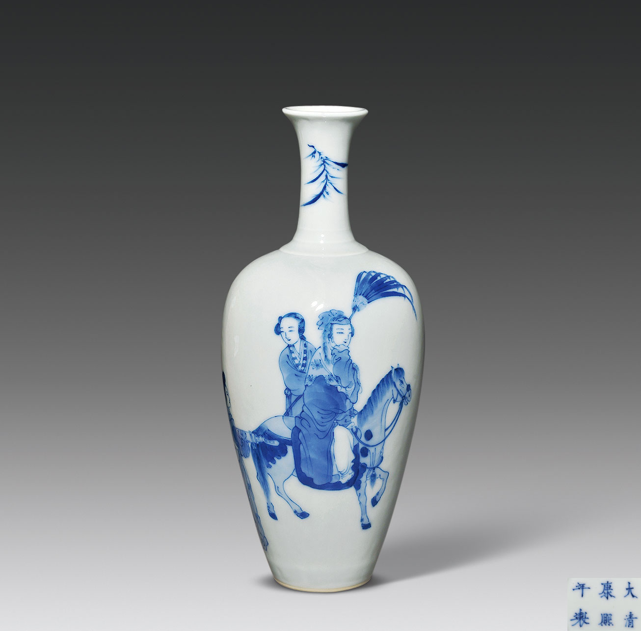 青花昭君出塞人物故事图莱菔尊】拍卖品_图片_价格_鉴赏_清代青花瓷器
