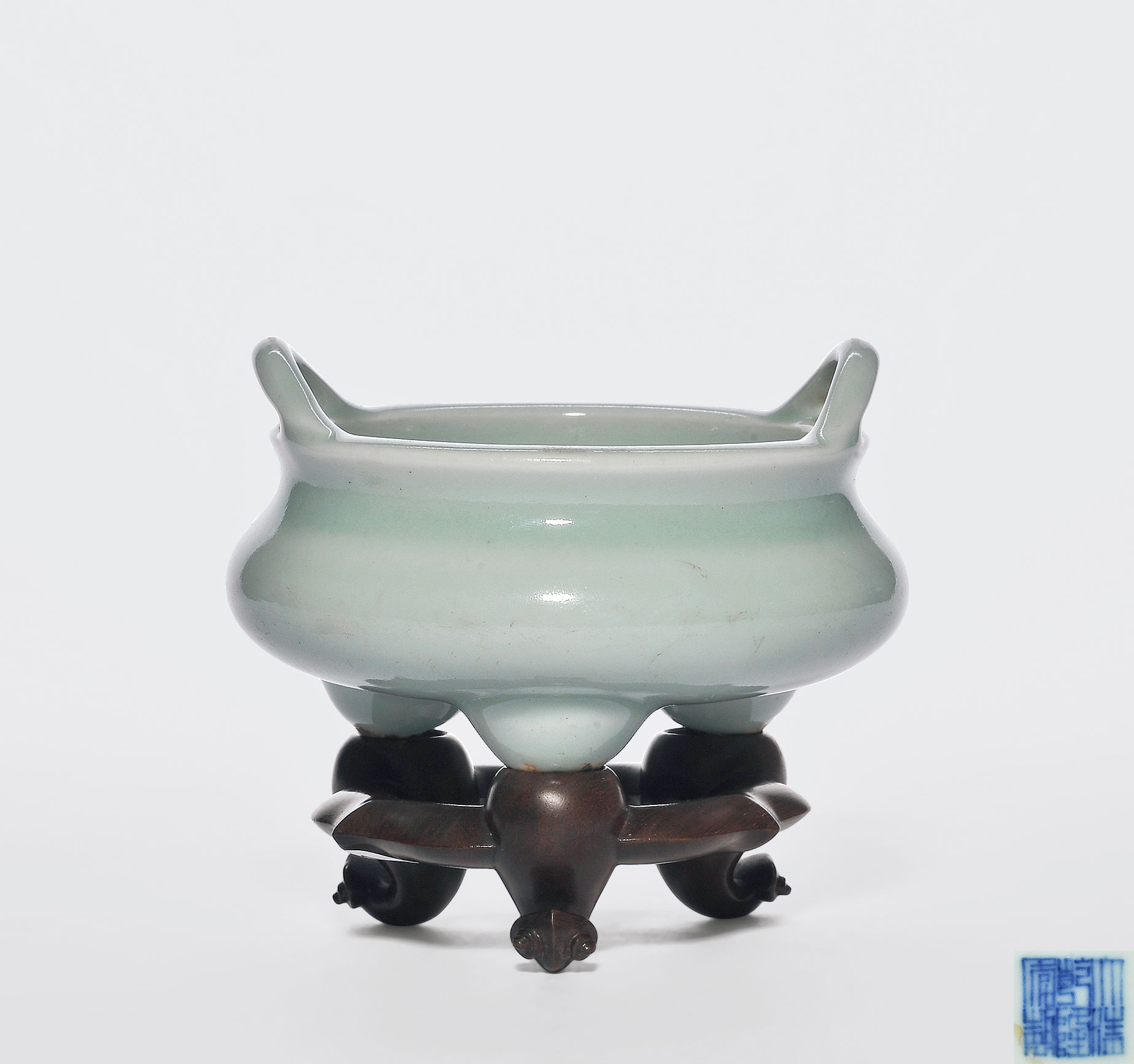 【民国 青釉桥耳炉】拍卖品_图片_价格_鉴赏_民国瓷器_雅昌艺术品拍卖