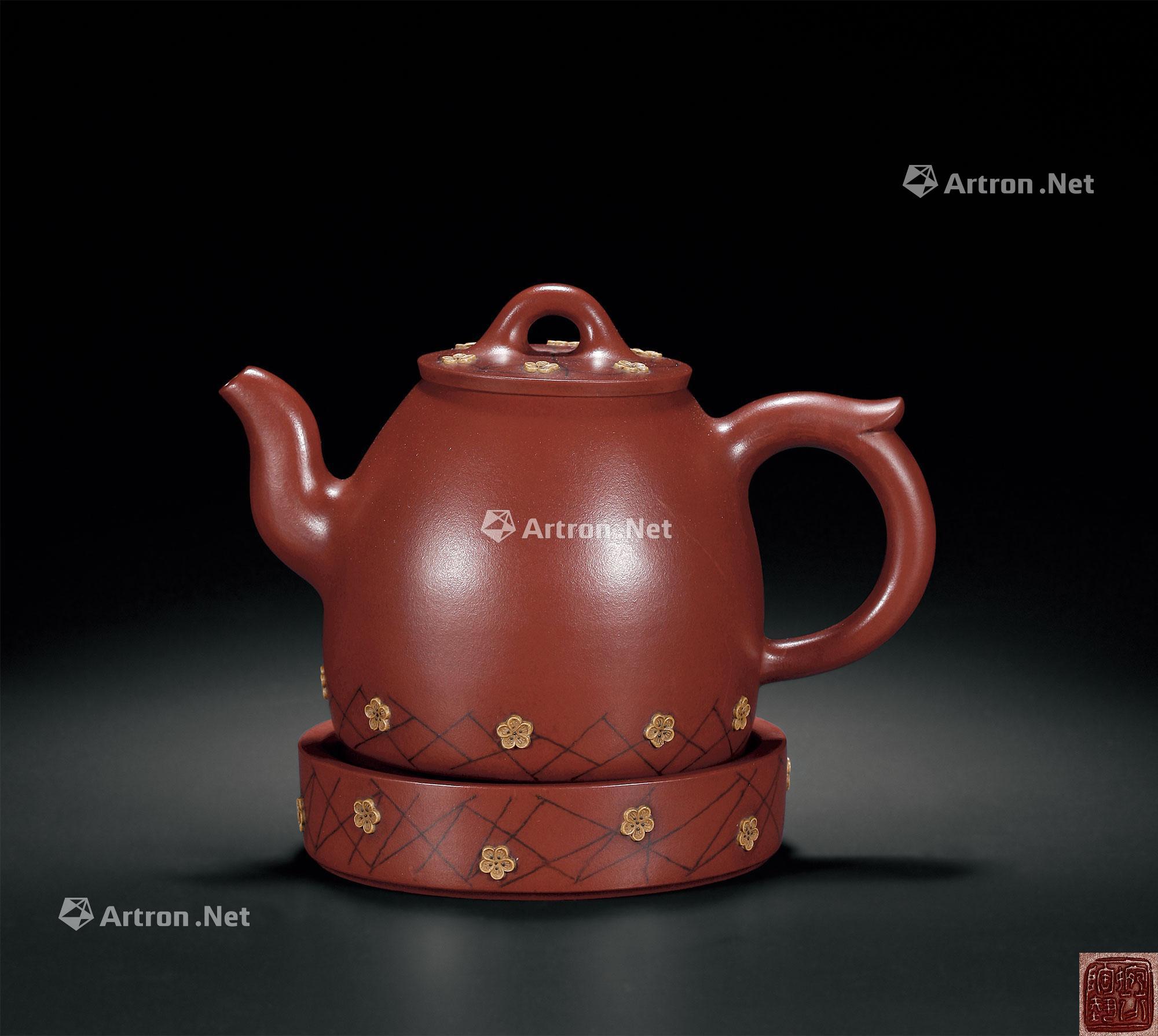 0318曹婉芬作紫砂贴花壶