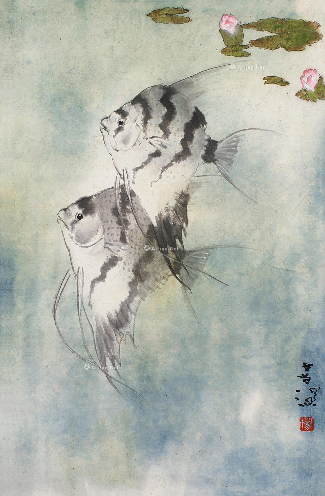 神仙鱼画作品欣赏图片