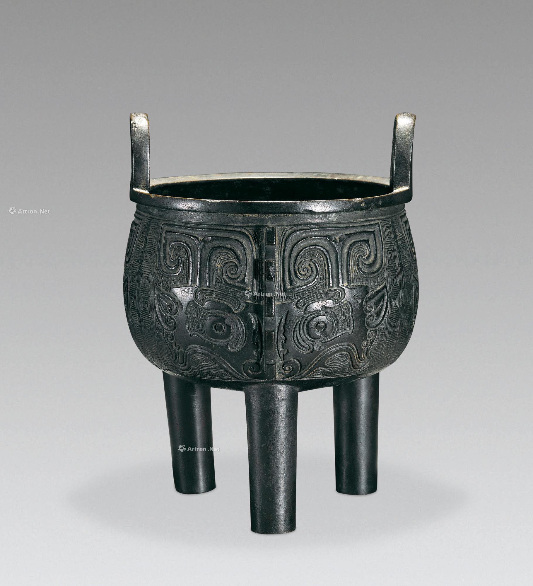 【明 饕餮纹青铜鼎】拍卖品_图片_价格_鉴赏_青铜器_雅昌艺术品拍卖网