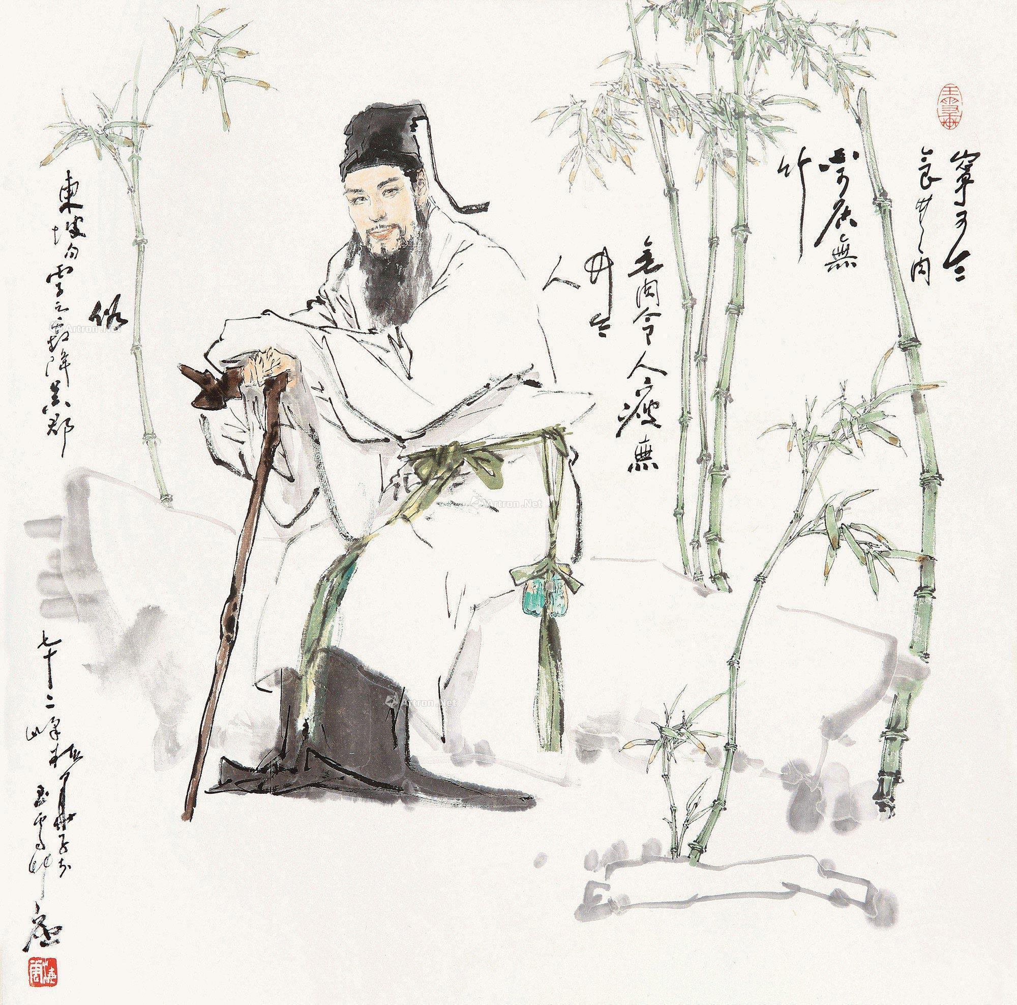 苏轼画像是谁画的图片