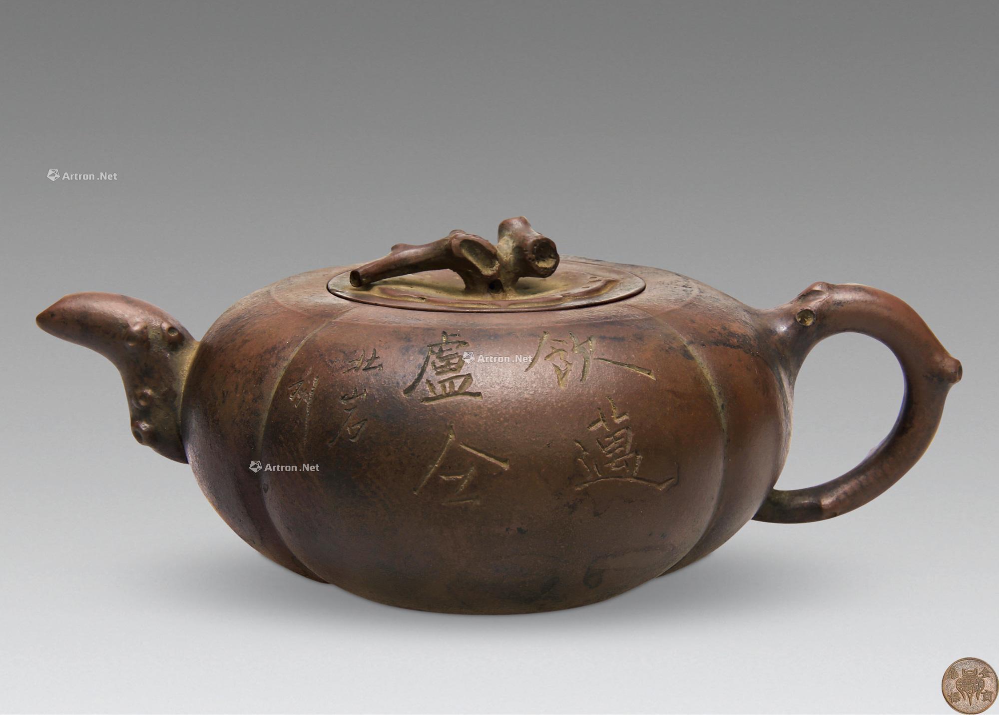 0959民国吴云根柿蒂壶