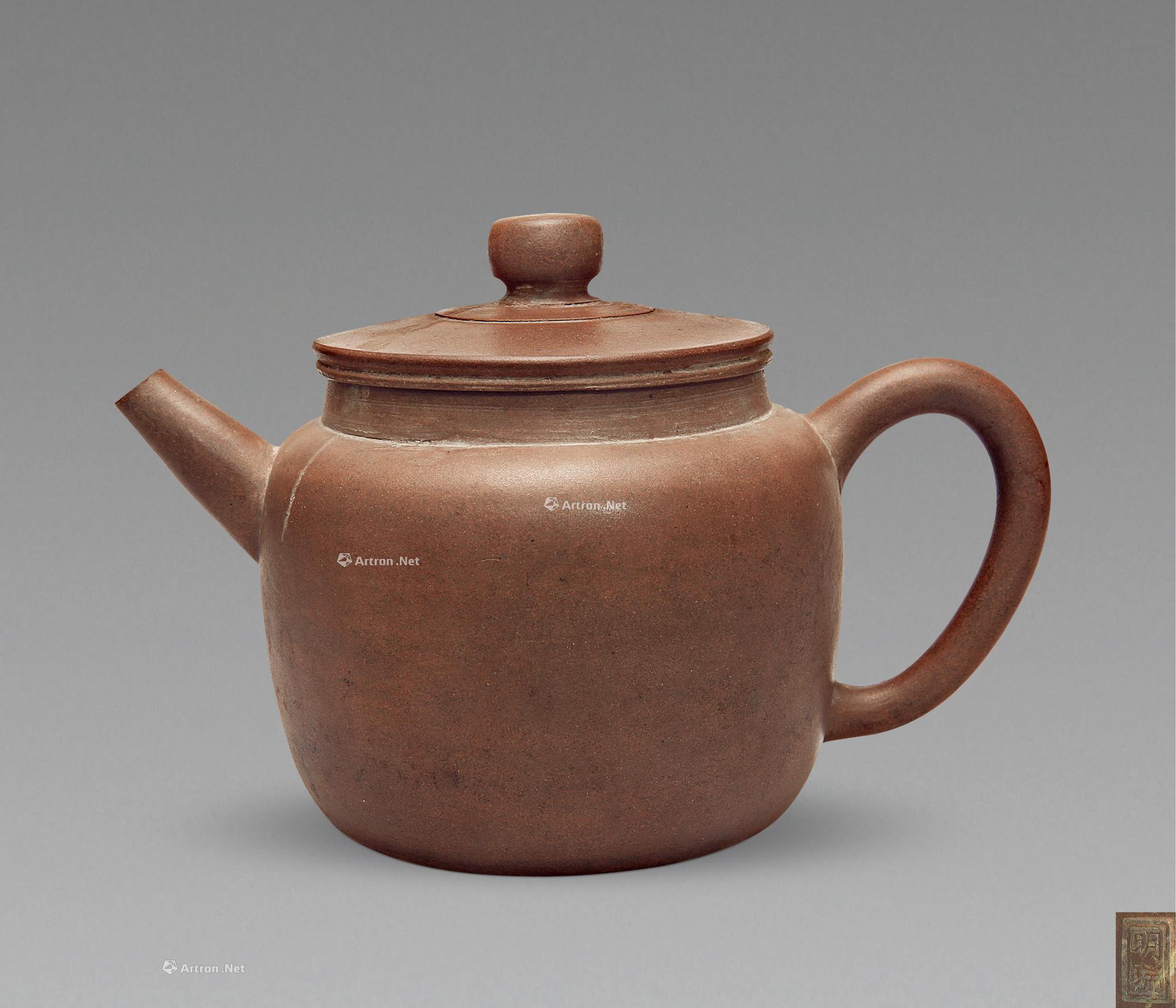 0988 清初 明瑞款重盖直流壶