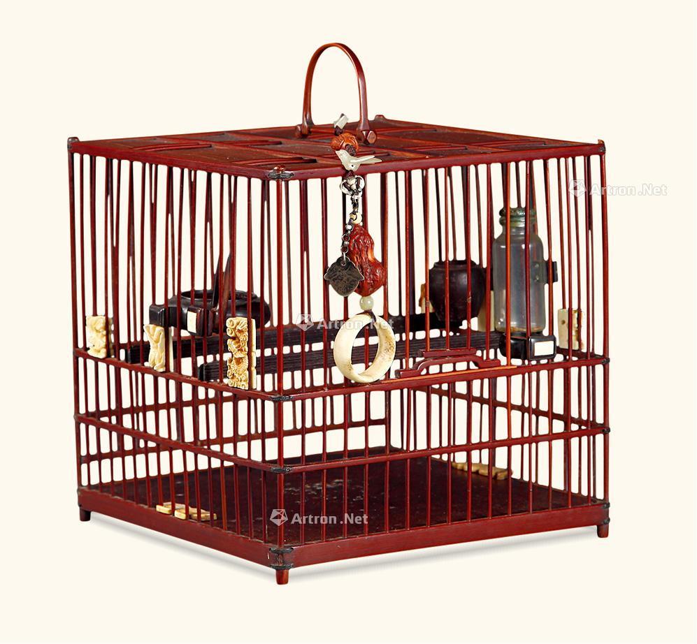 0110民国竹绣眼笼