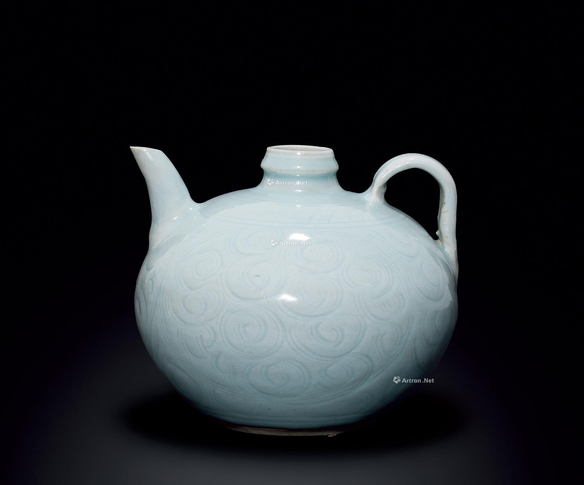 1850南宋影青釉刻花嘟噜执壶