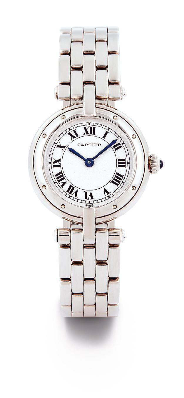 【2004年制 卡地亚 18k白金 女款腕表】拍卖品_图片_价格_鉴赏_钟表