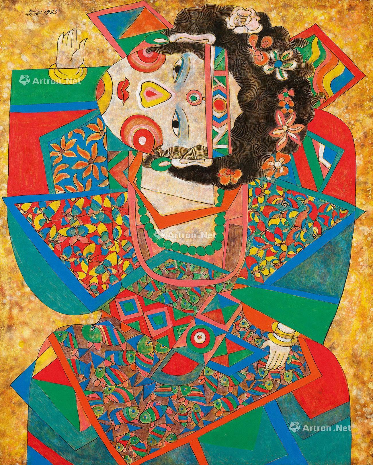 【1985年作 布娃娃 油彩 画布】拍卖品_图片_价格_鉴赏_油画_雅昌艺术