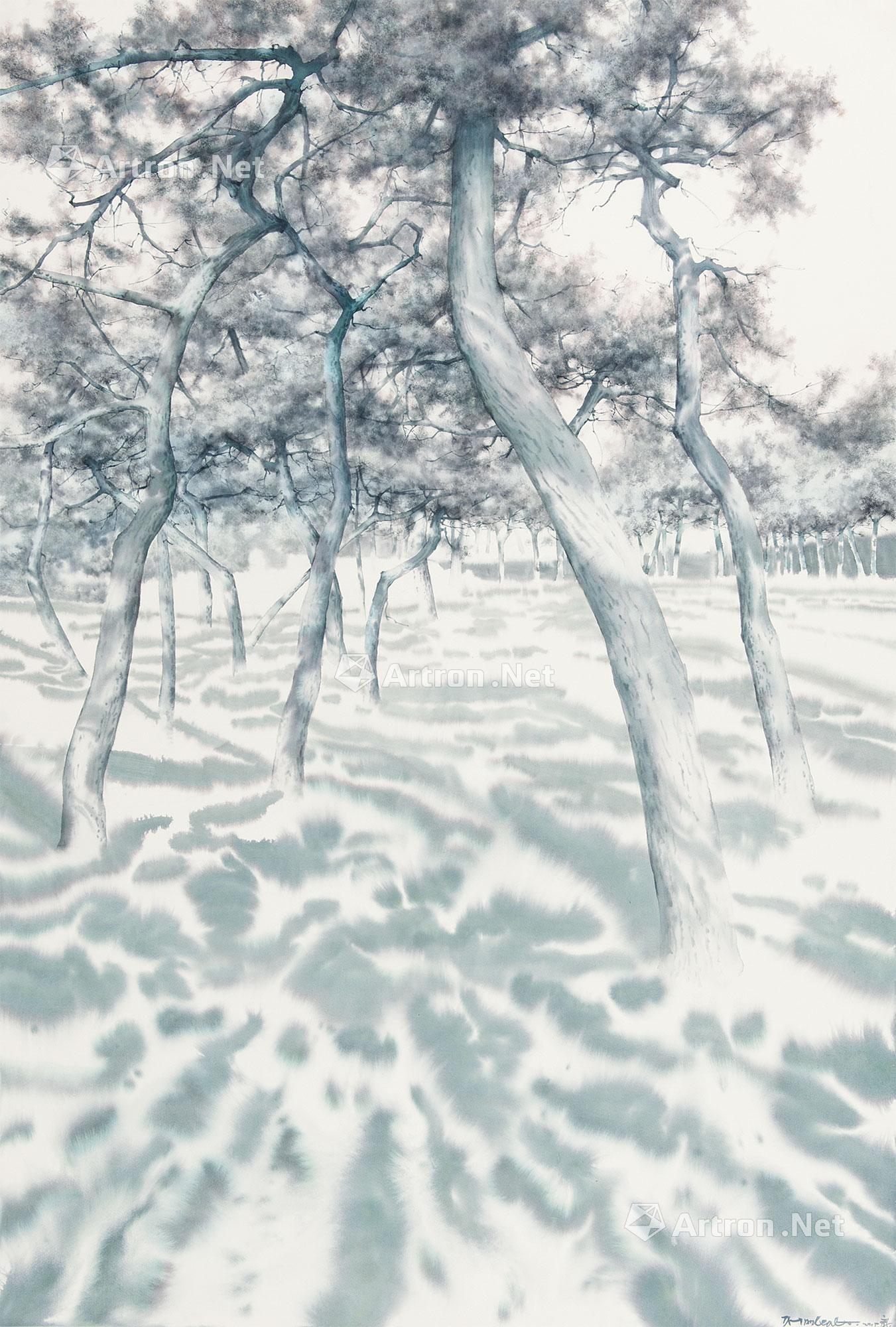 0211 傲骨 色纸 水彩