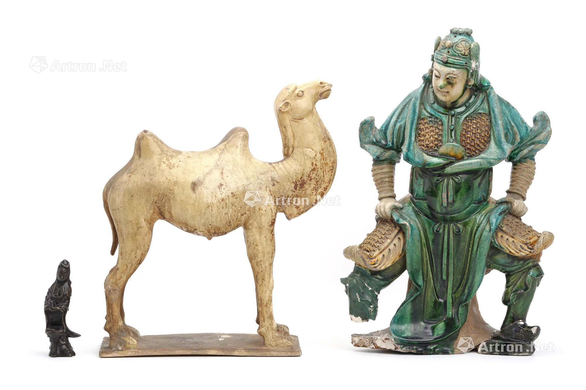 アウトレット人気商品 【後漢】青銅器 発掘品 中国古玩 中国美術 騎馬俑 工芸品