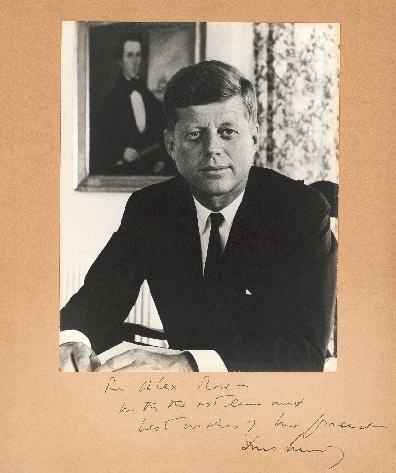 6763肯尼迪签名照片