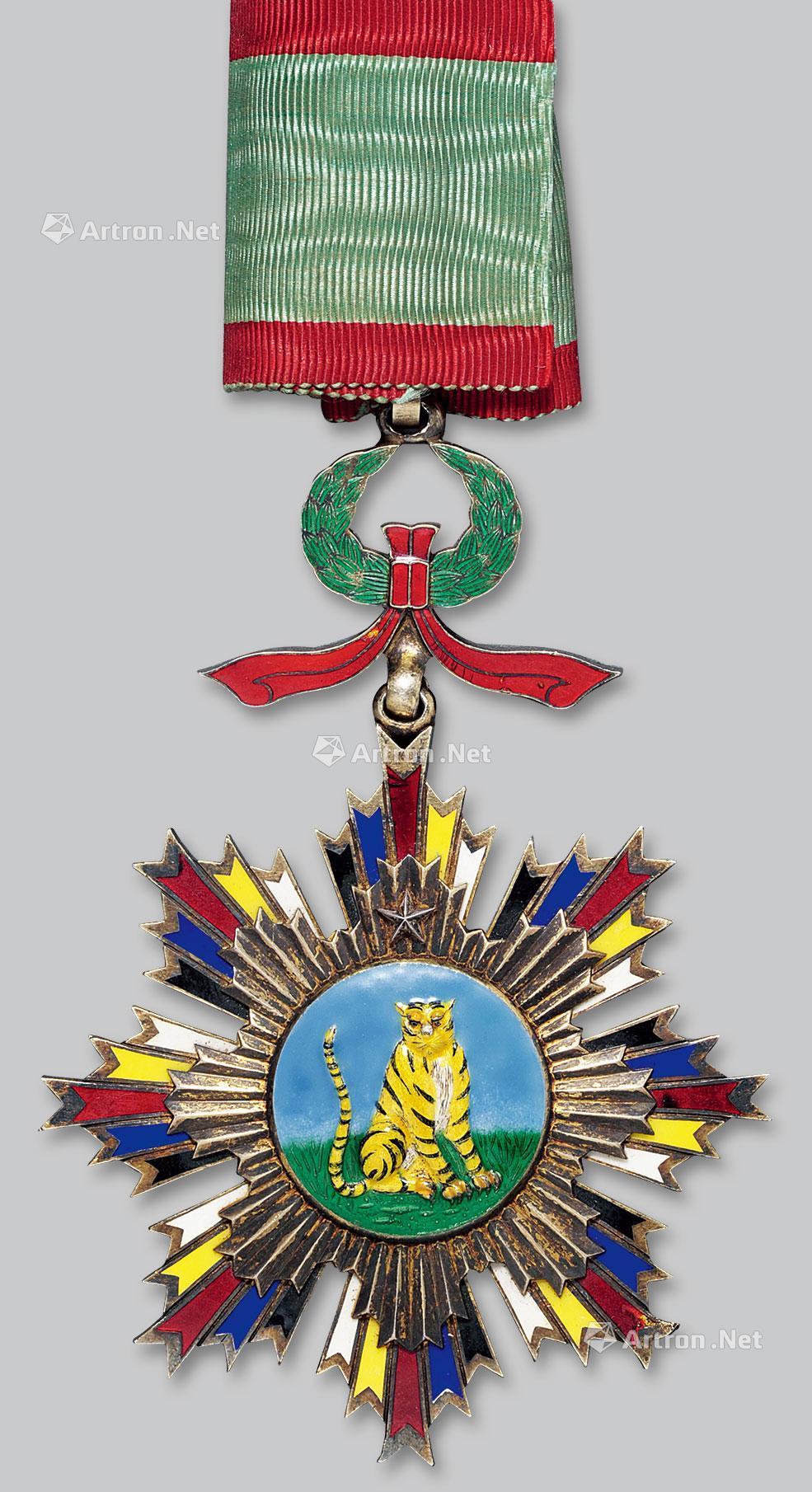 1632民国时期北洋政府三等文虎勋章一枚